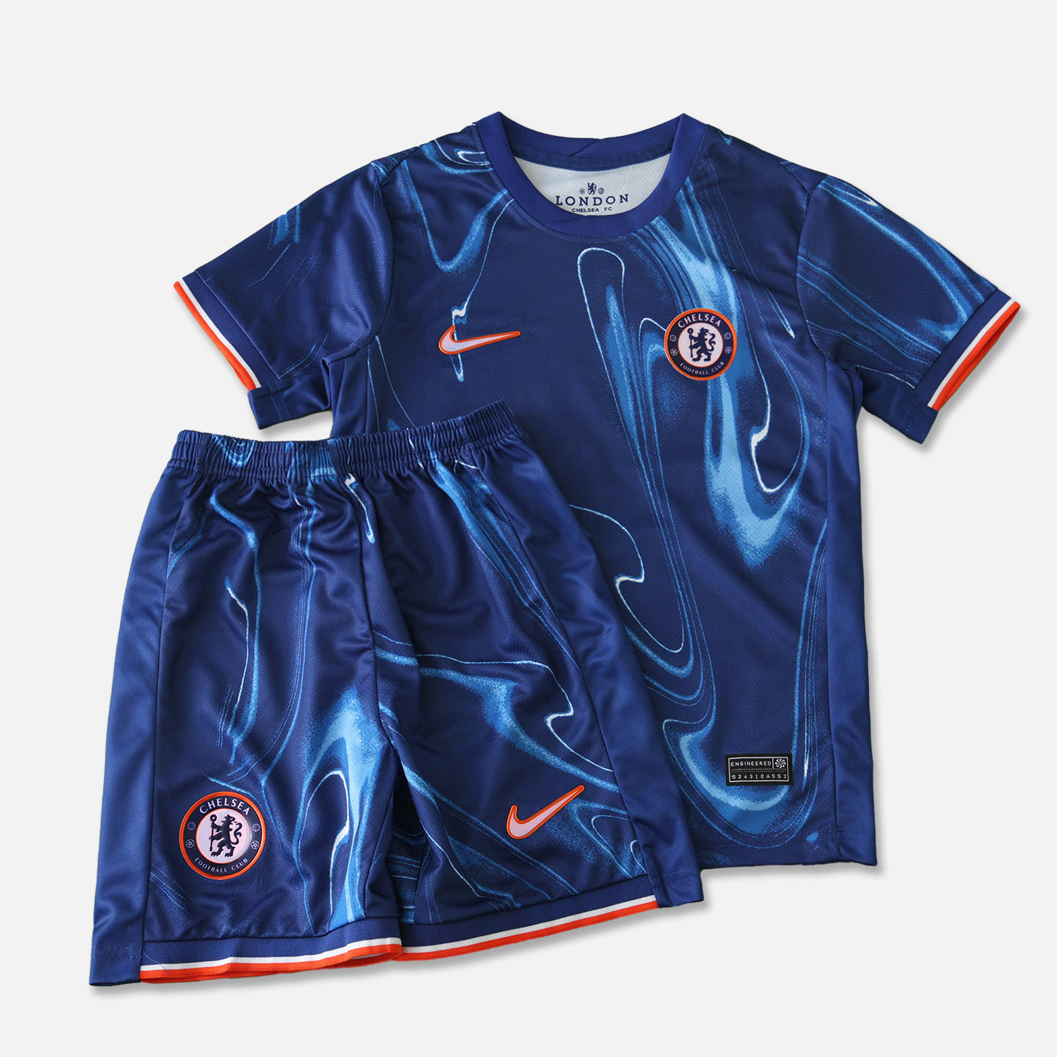 CHELSEA 24-25 Home Unsponsored Kids Kit - ManixJersey