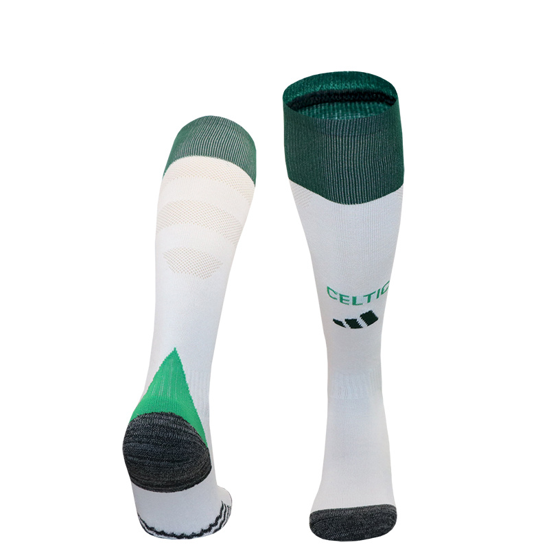 Celtic 24-25 Home Socks - White & Green - ManixJersey