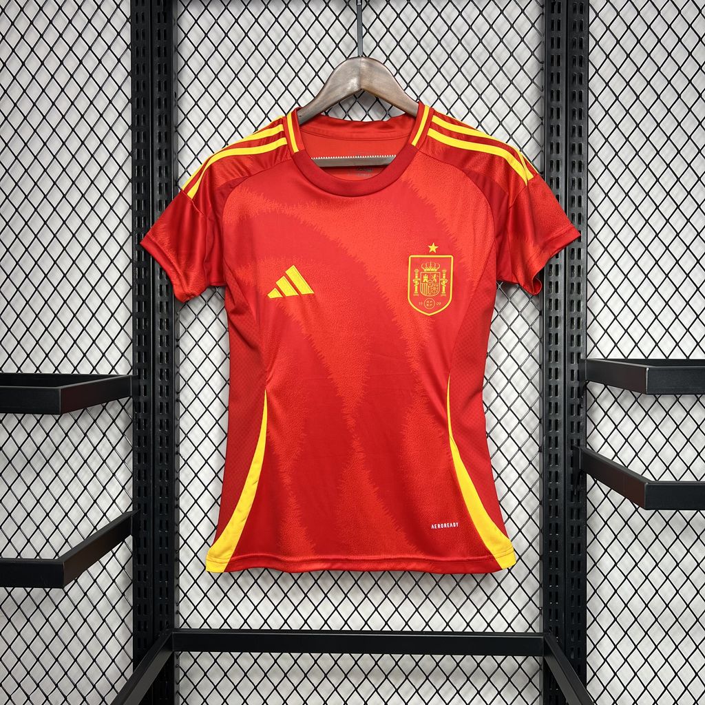 Women's Spain 2024 Home Stadium Jersey - ManixJersey