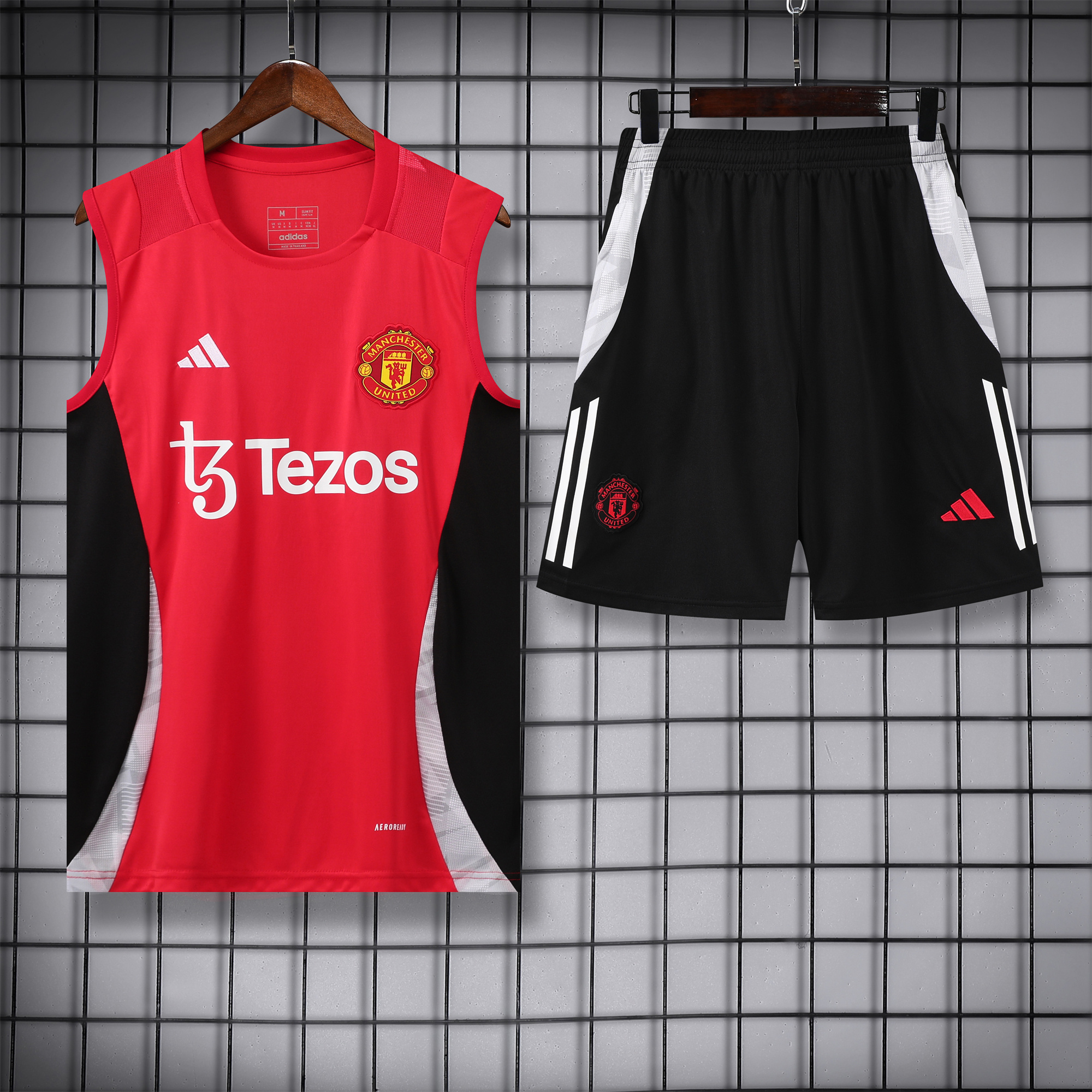 Manchester United 24-25 Vest Training Set - Red - ManixJersey