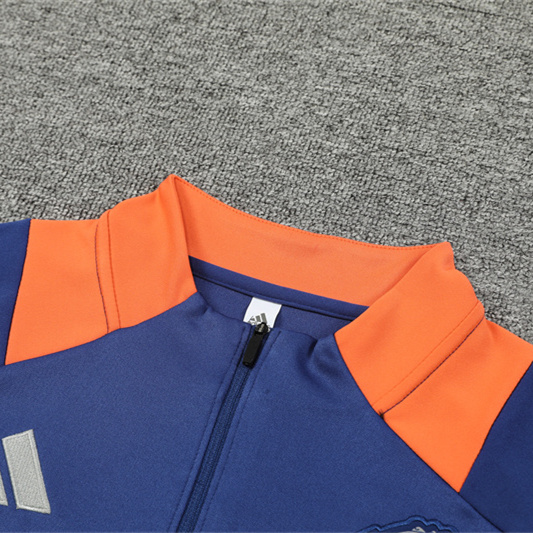 Manchester United 24-25 Long Sleeve Training Set - Deep Blue - ManixJersey