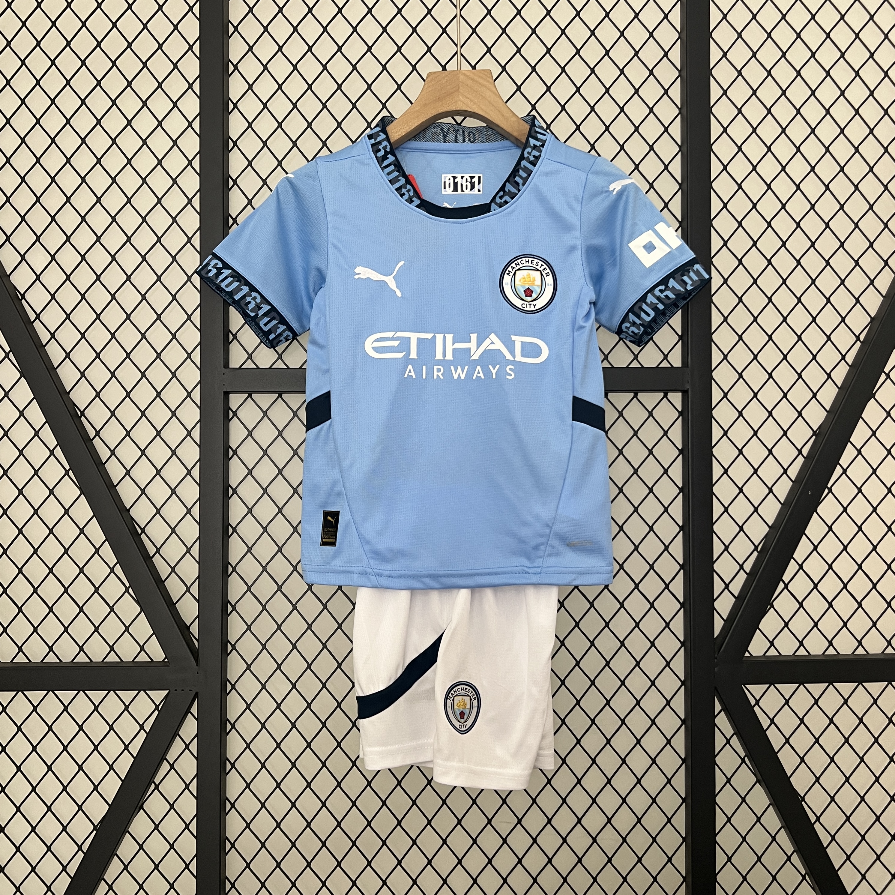 Manchester City 24-25 Home Stadium Kids Kit - ManixJersey