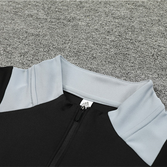 Manchester United 24-25 Long Sleeve Training Set - Black - ManixJersey