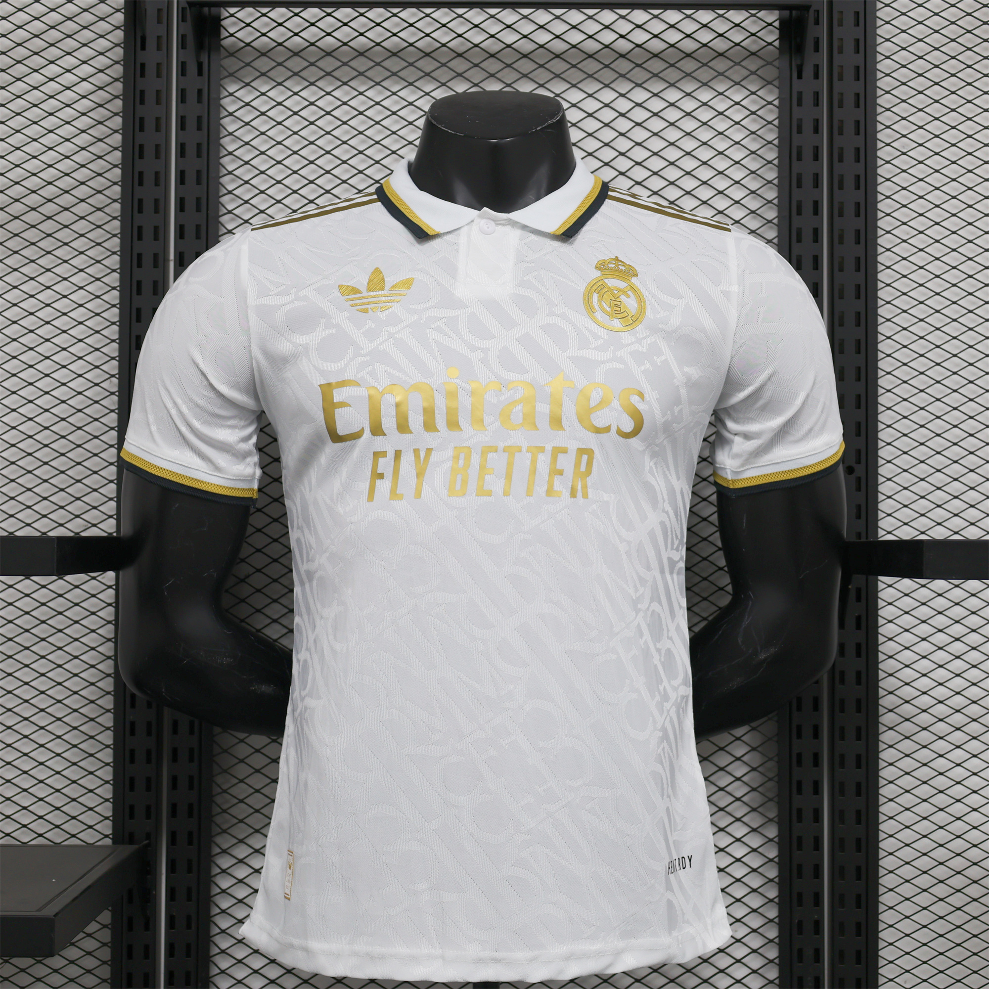 Real Madrid 24-25 White Gold Special Edition Jersey - Player Version - ManixJersey