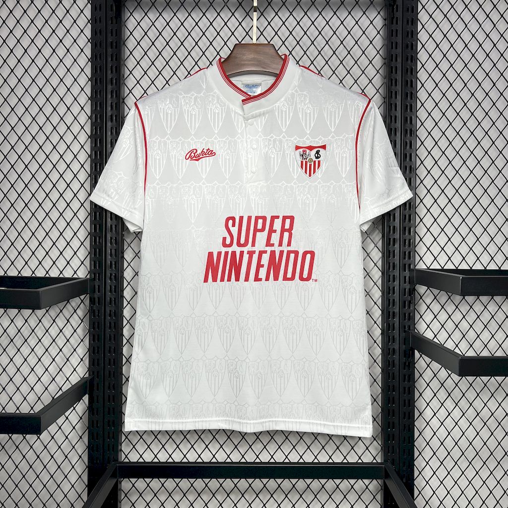 Retro Sevilla 1991-92 Home Jersey - ManixJersey