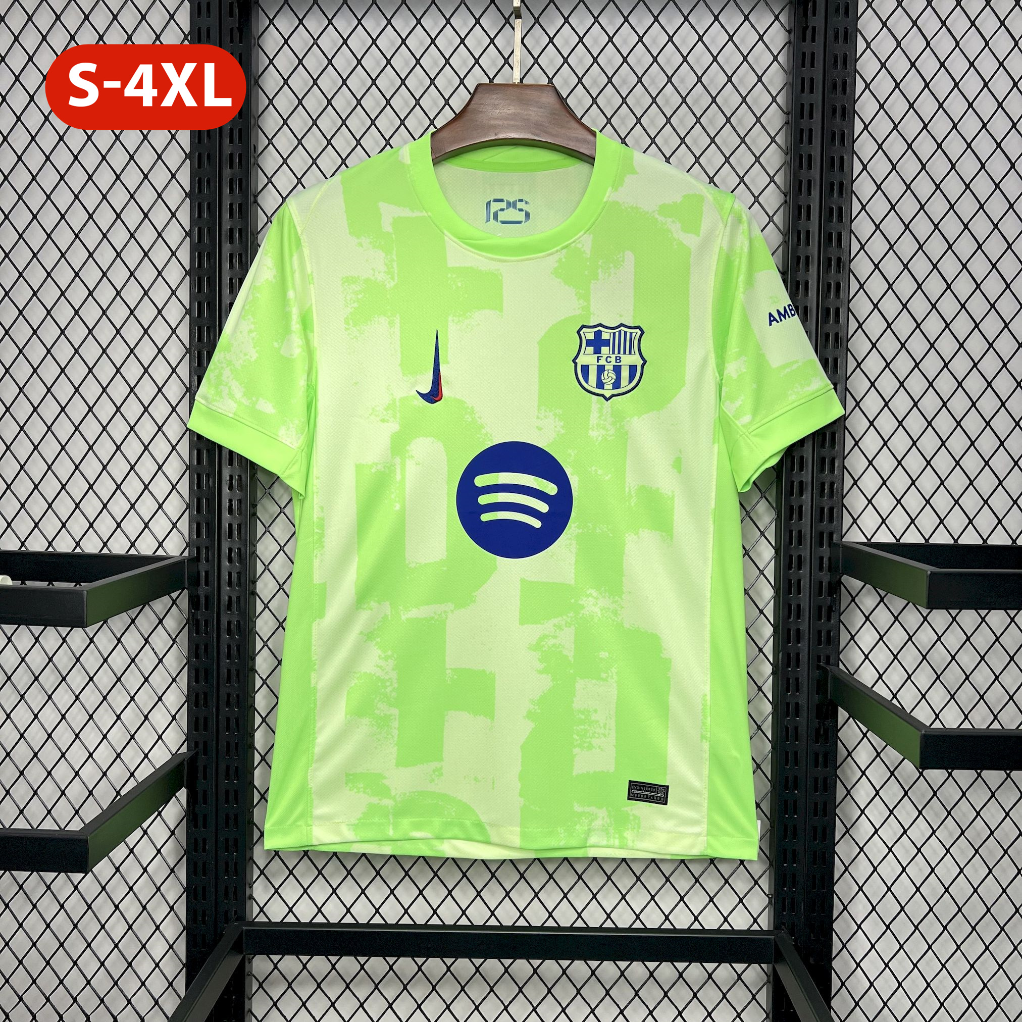 B.A.R.S.A 24-25 Third Jersey with Big Logo - Fans Version - ManixJersey