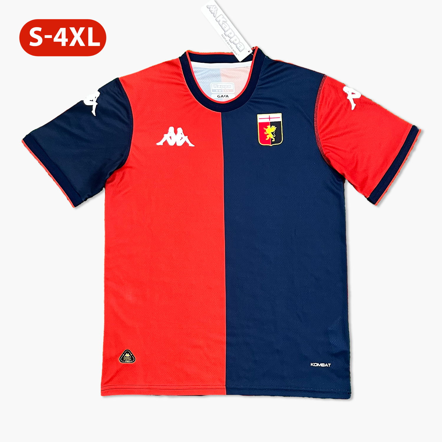 Genoa 24-25 Home Unsponsored Jersey - Fans Version - ManixJersey