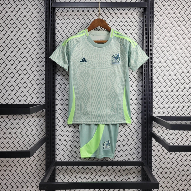 Mexico 2024 Away Stadium Kids Kit - ManixJersey