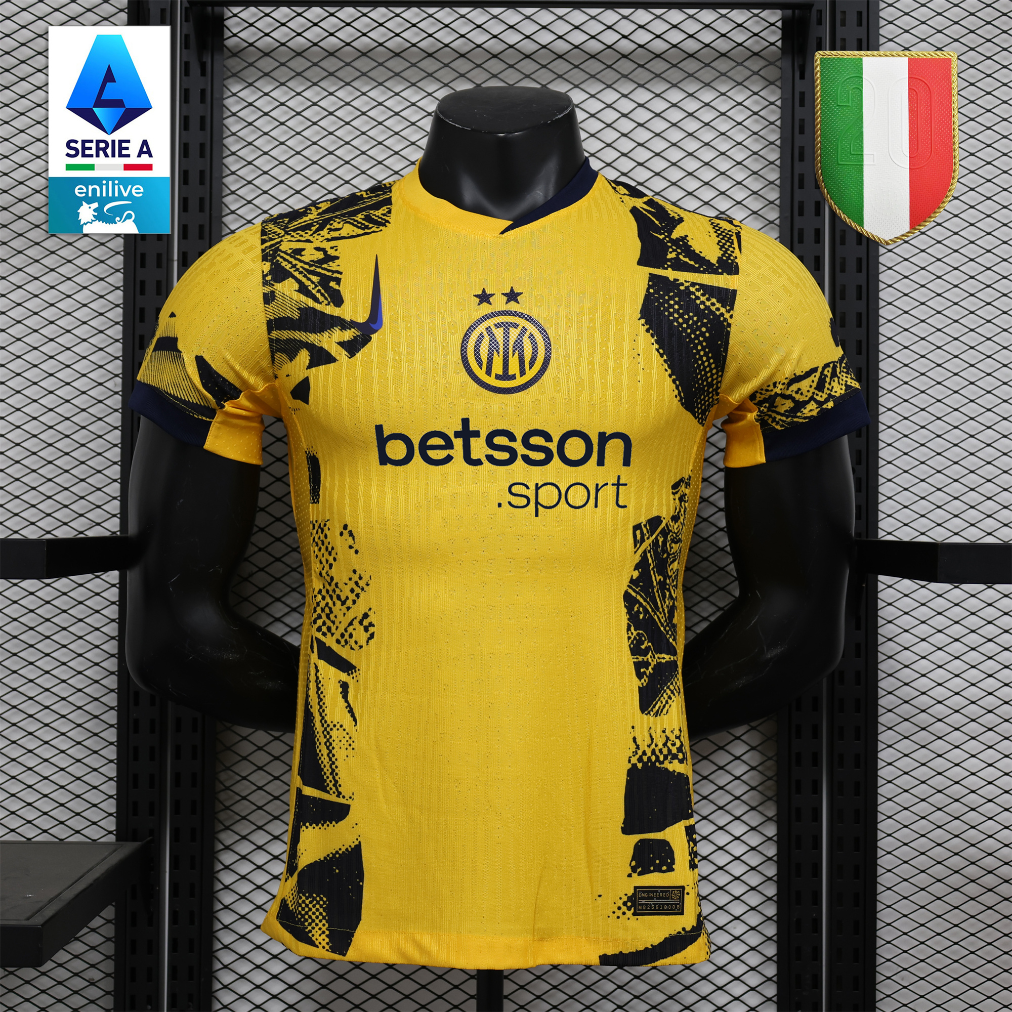 Inter Milan 24-25 Third Jersey With Chest Advertisement - Player Version - ManixJersey