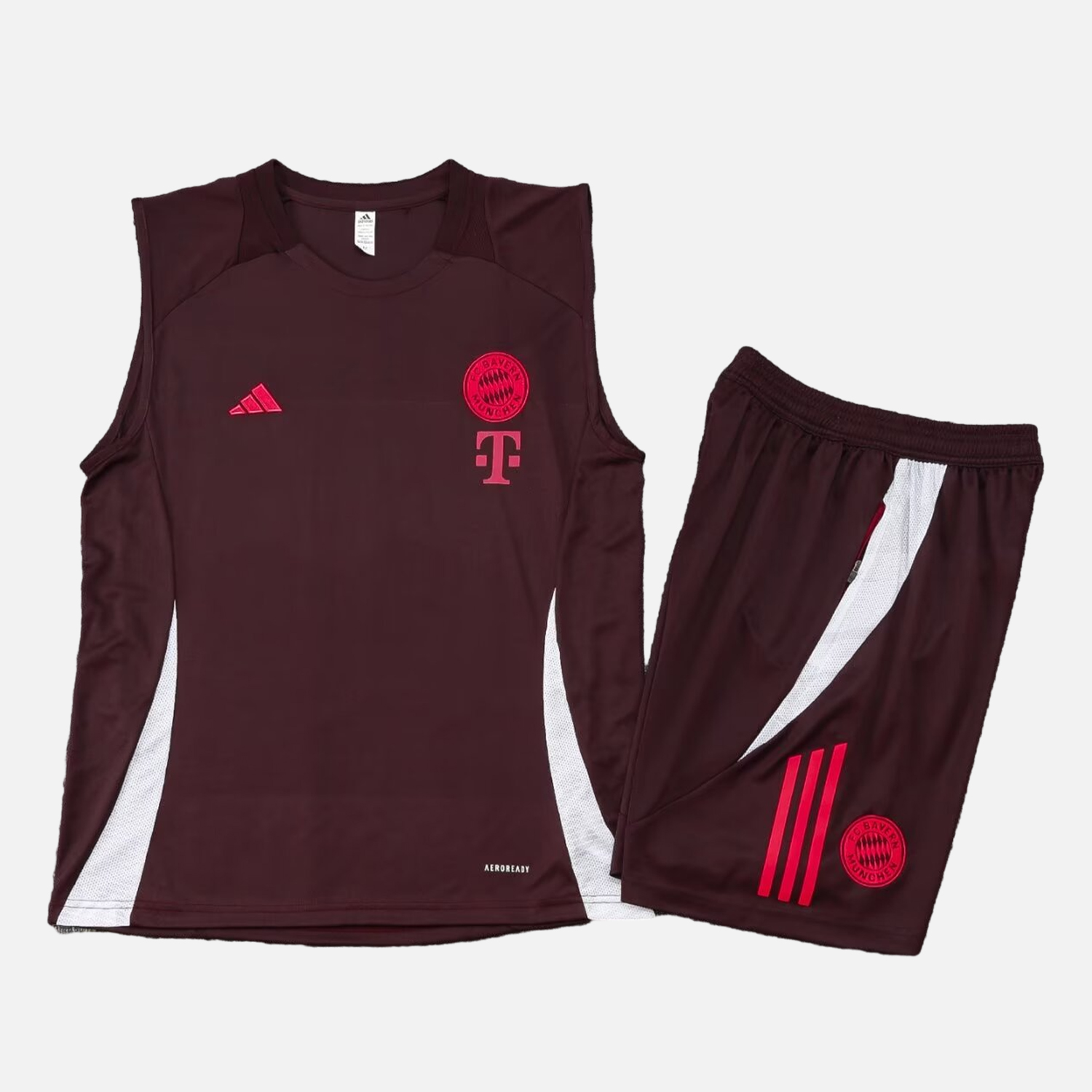 Bayern Munich 24-25 Vest Training Set - Dark Red - ManixJersey