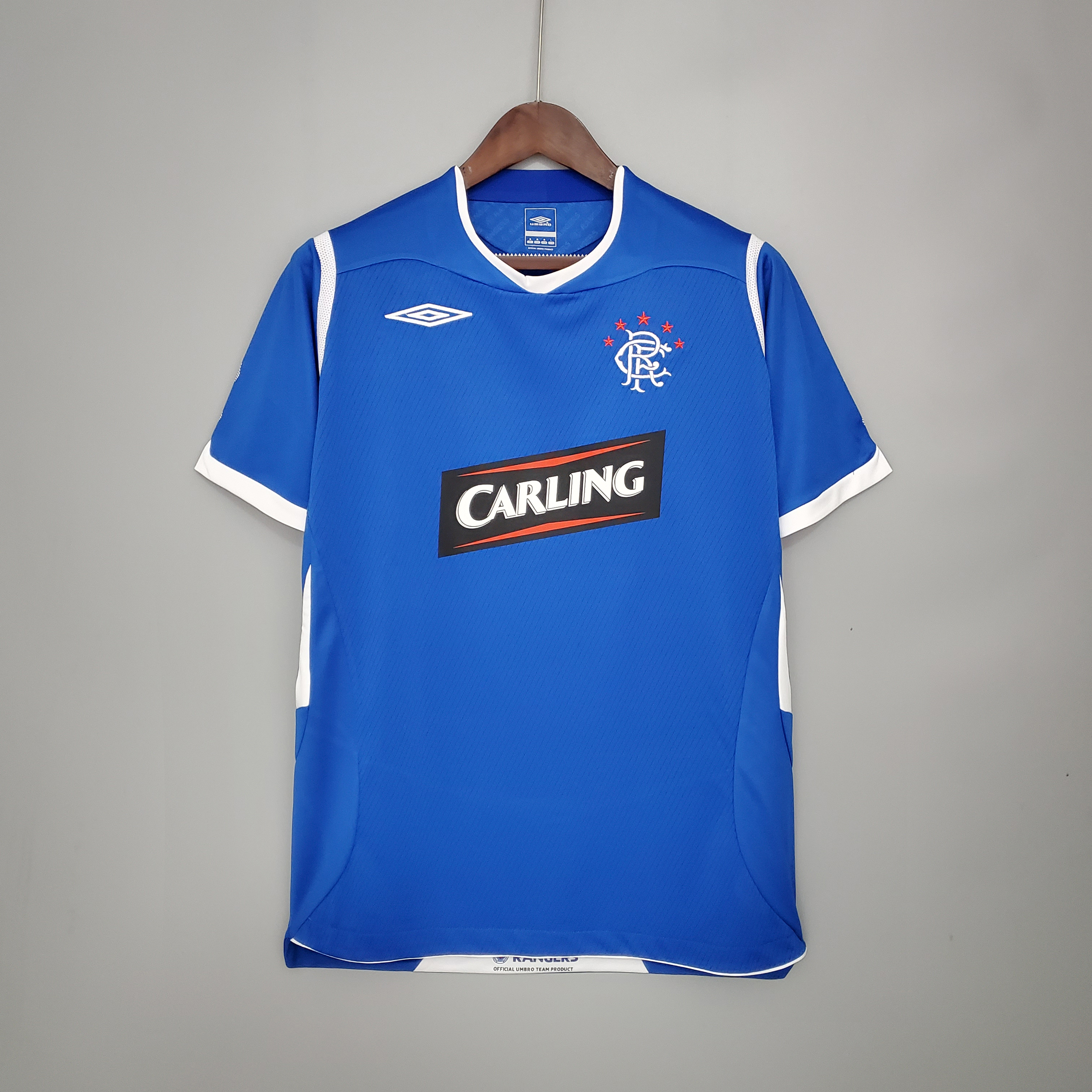 Retro Glasgow Rangers 08-09 Home Stadium Jersey - ManixJersey