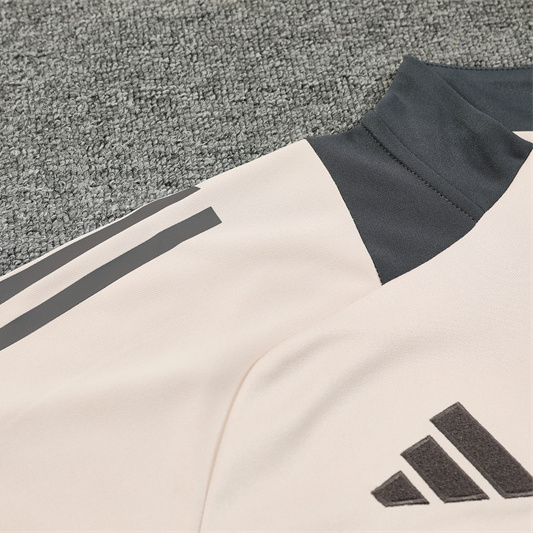 Real Madrid 24-25 Kids Long Sleeve Training Set - Apricot - ManixJersey