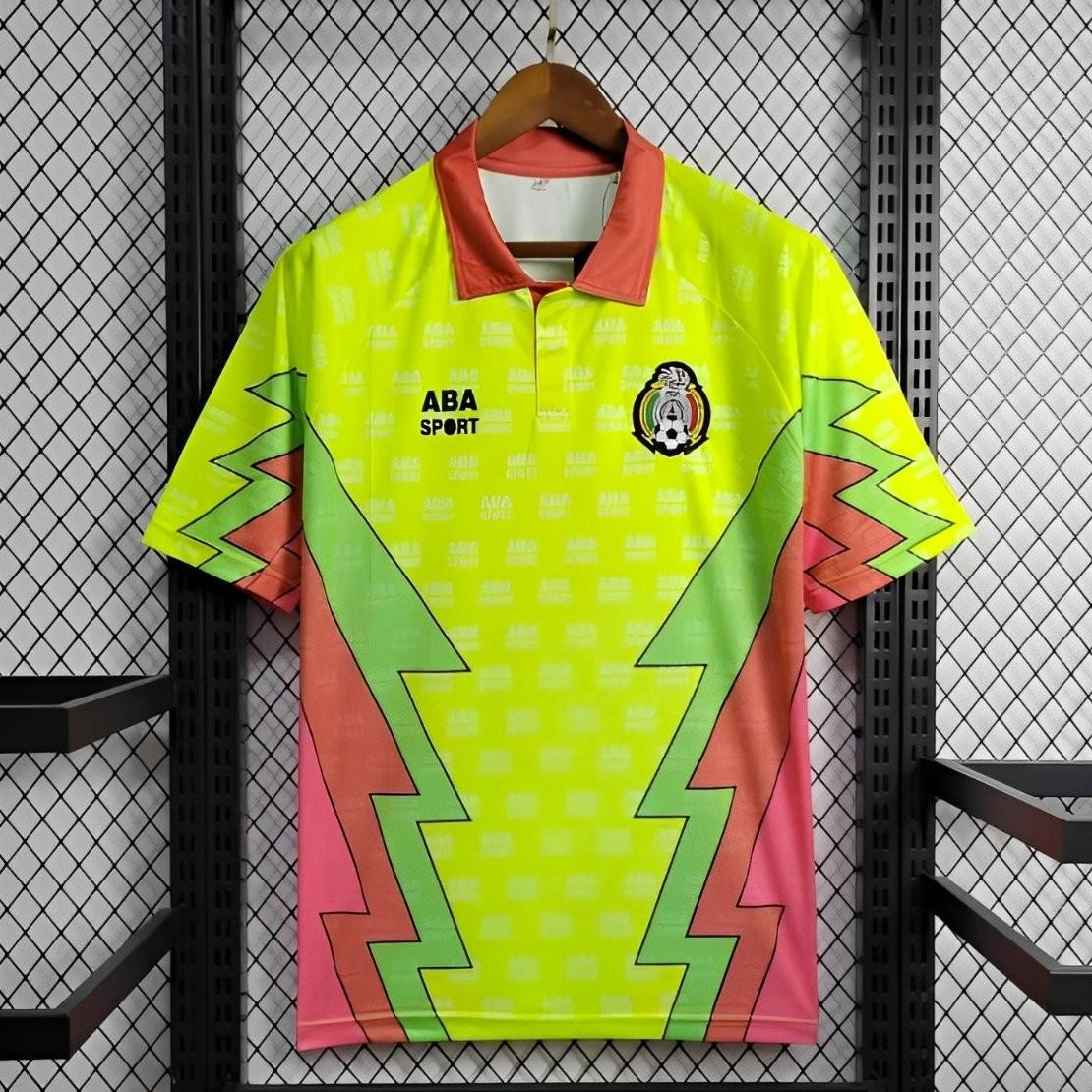 Retro Mexico 1995 Goalkeeper Green Jersey - ManixJersey