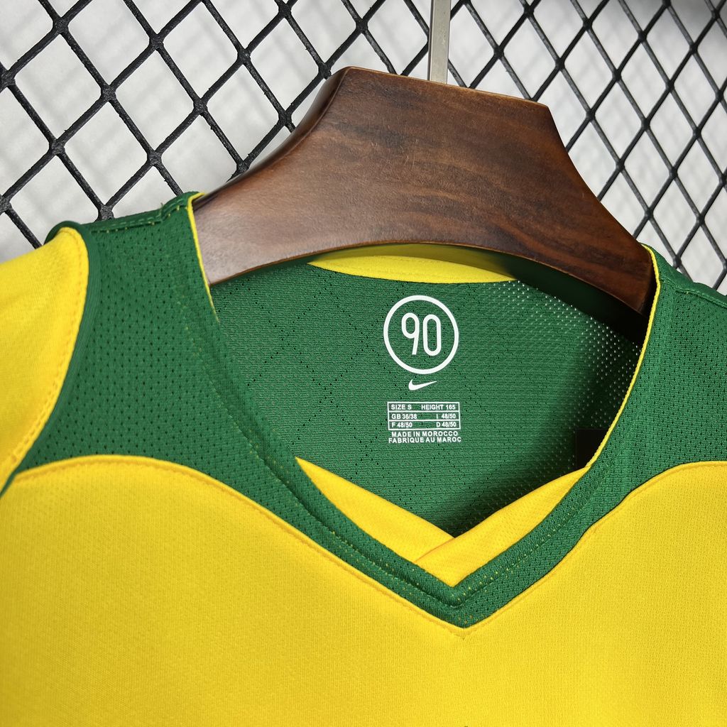 Retro Brazil 2004 Home Jersey - ManixJersey