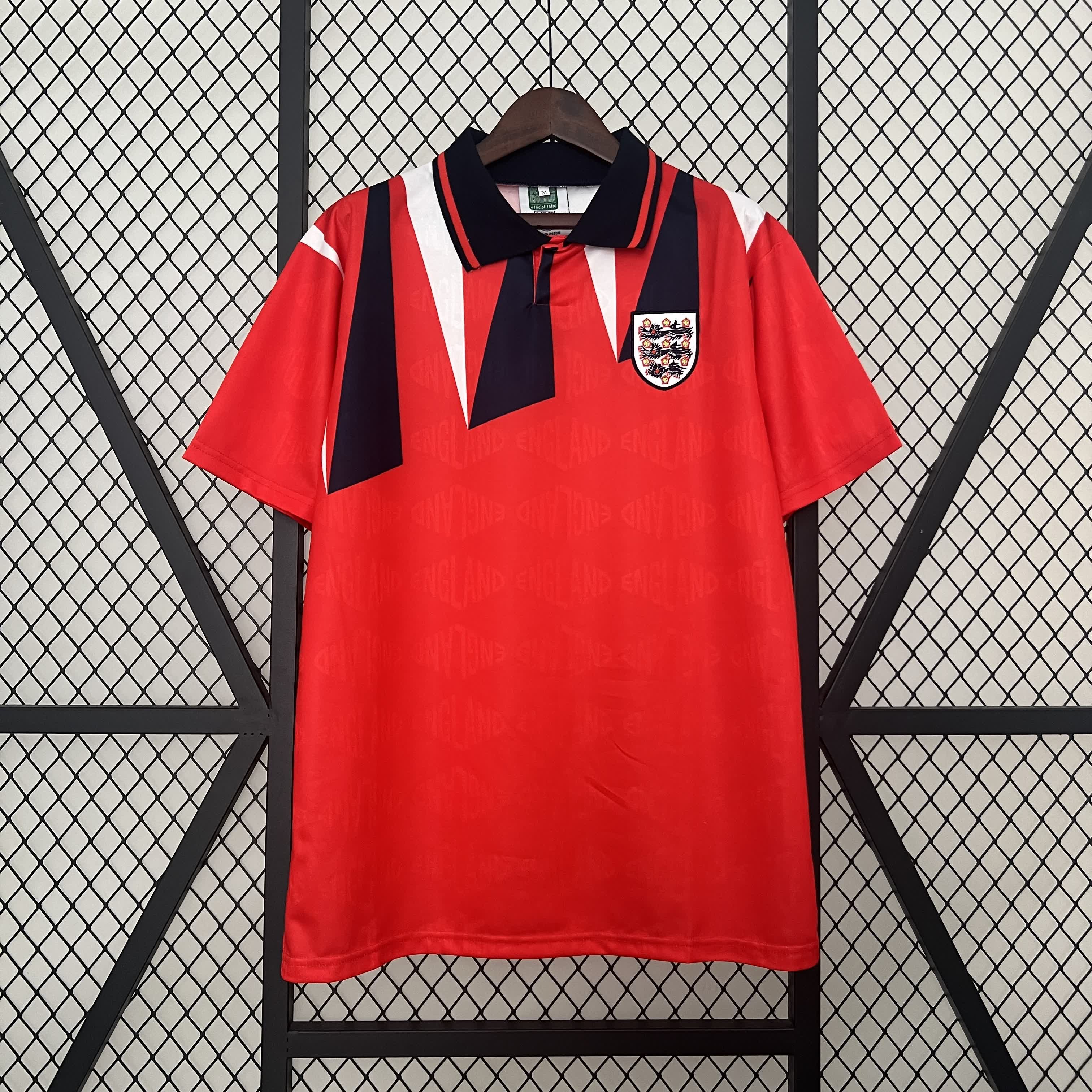 Retro England 1992 Away Jersey - Fans Version - ManixJersey