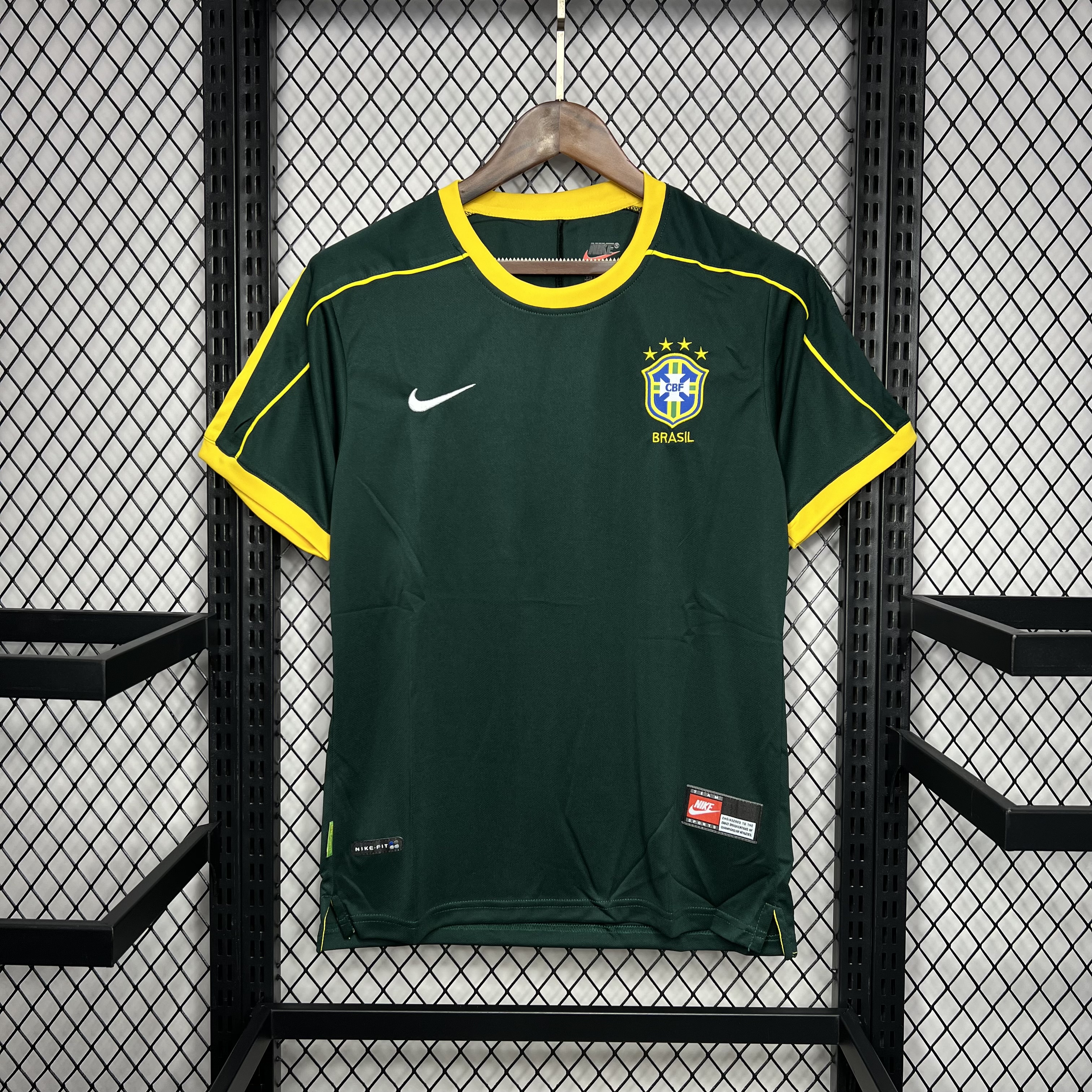 Retro Brazil 1998 Goalkeeper Jersey - ManixJersey
