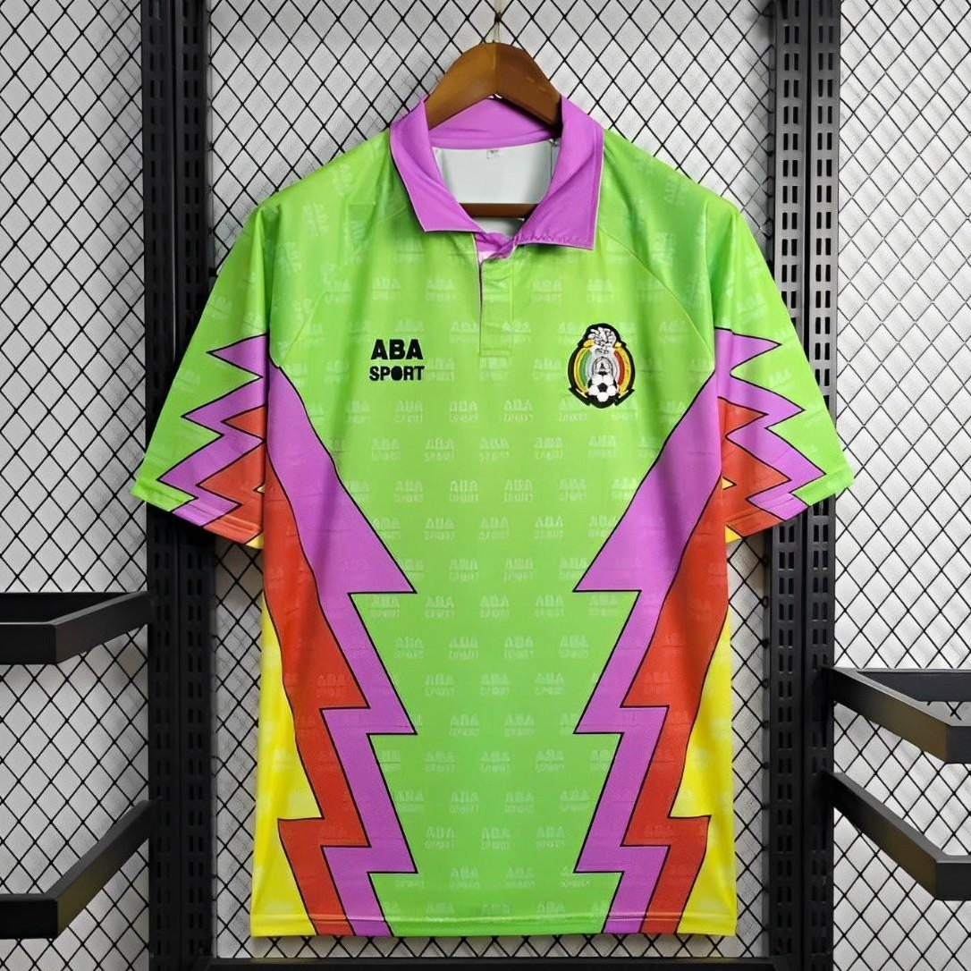 Retro Mexico 1994 Goalkeeper Green Jersey - ManixJersey