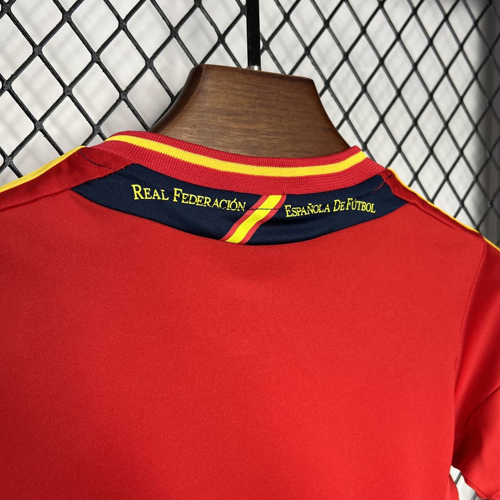 Retro Spain 2012 Home Stadium Kids Kit - ManixJersey