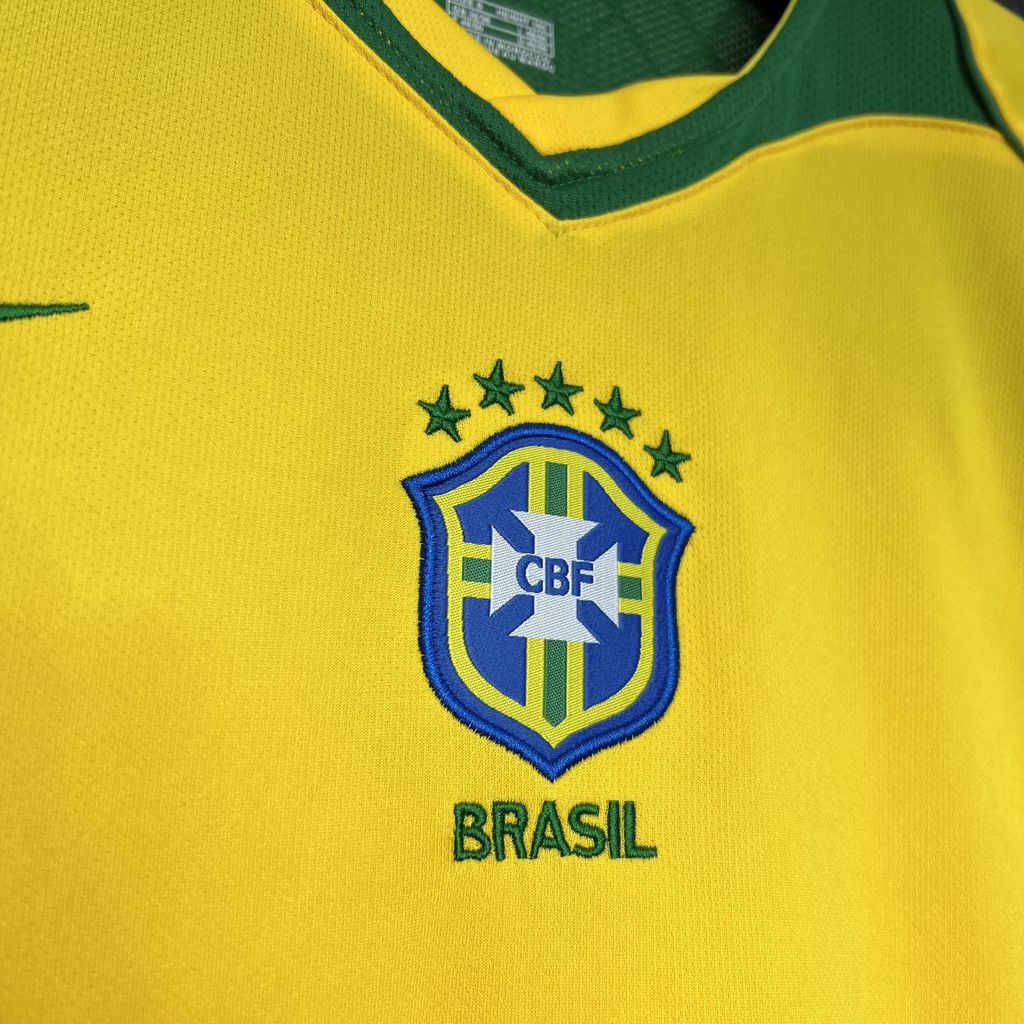 Retro Brazil 2004 Home Jersey - ManixJersey