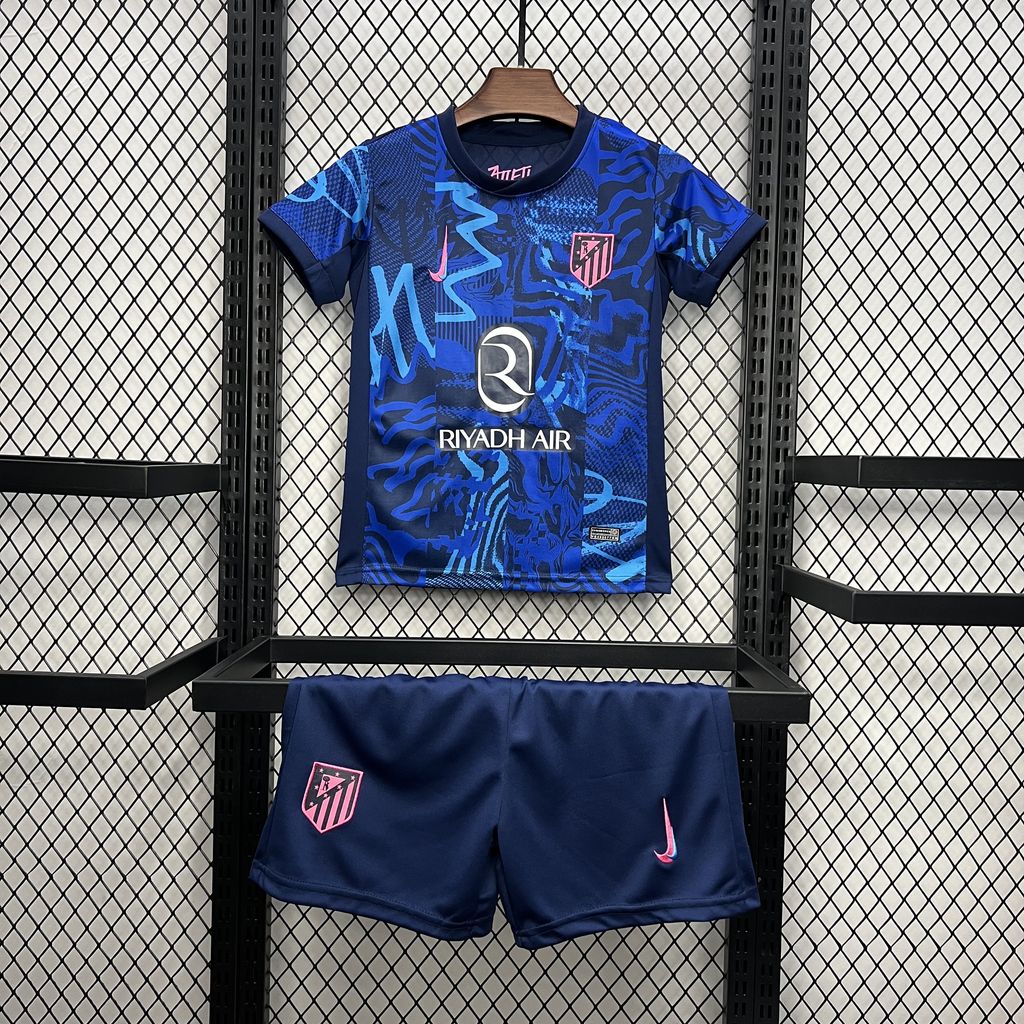 Atletico Madrid 24-25 Third Kids Kit - ManixJersey