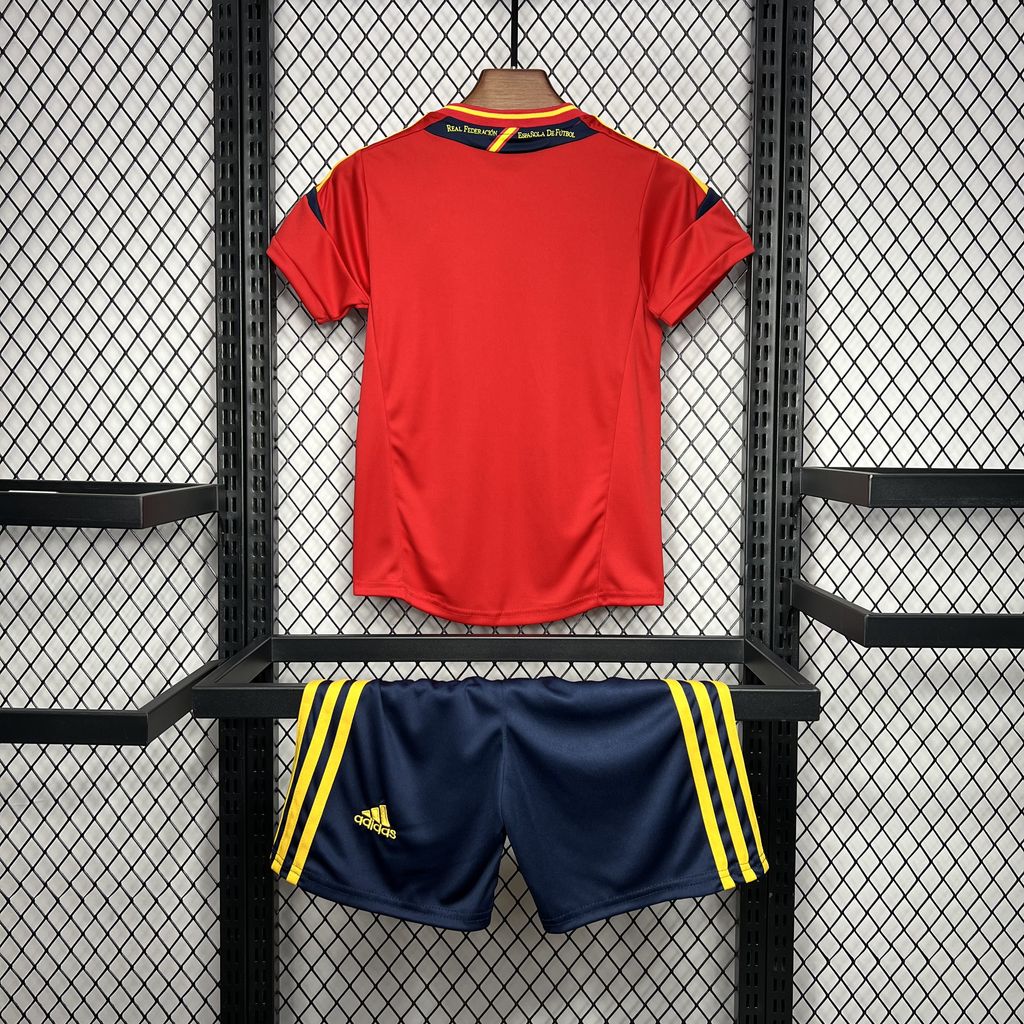 Retro Spain 2012 Home Stadium Kids Kit - ManixJersey