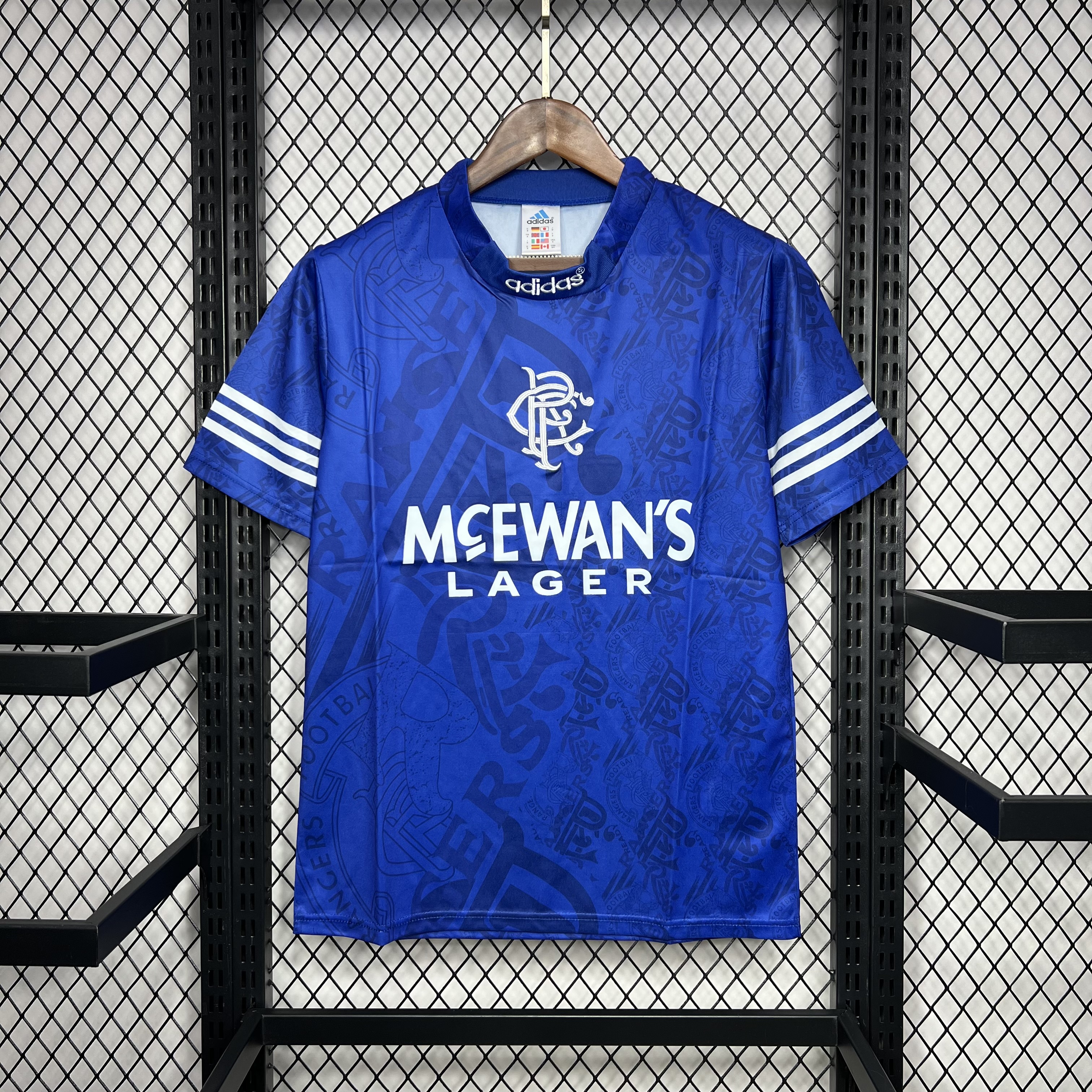 Retro Glasgow Rangers 1994-96 Home Stadium Jersey - ManixJersey