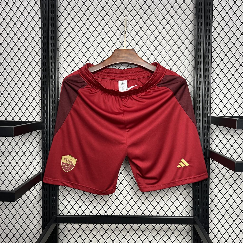 AS Roma 24-25 Home Stadium Shorts - Fans Version - ManixJersey