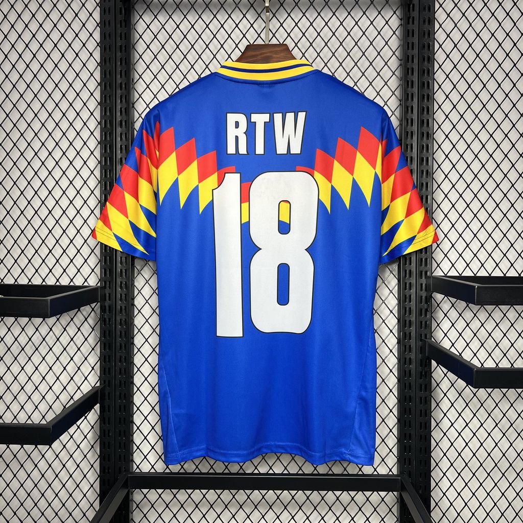 Corteiz x Retro Club América 1995-96 Away Jersey - with RTW 18 print - ManixJersey