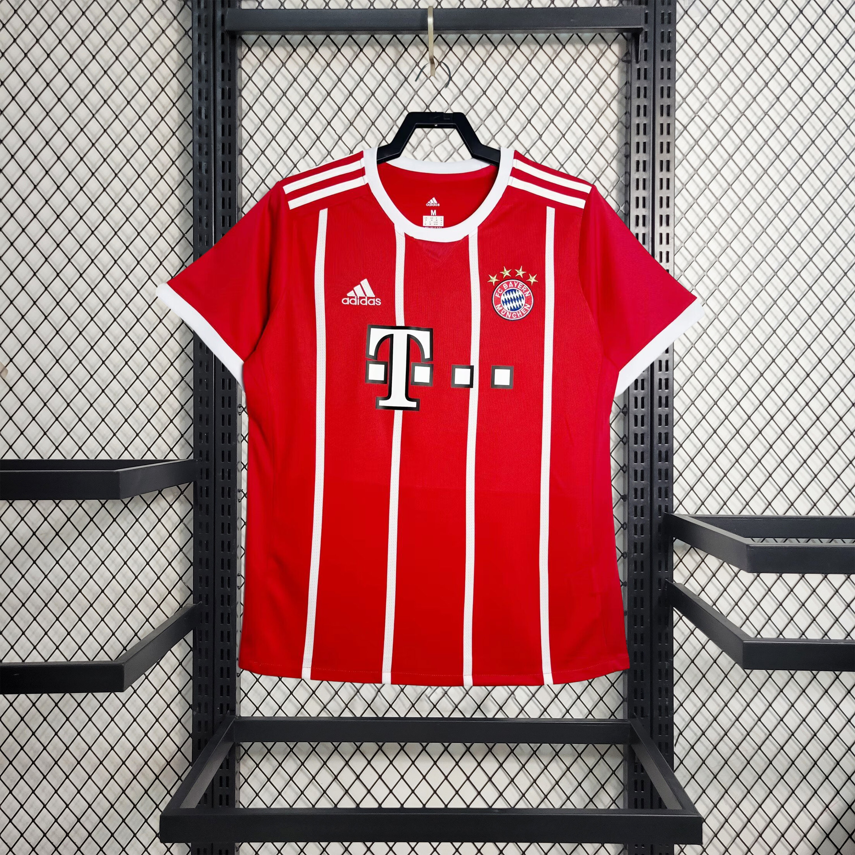 Retro Bayern Munich 2017-18 Home Stadium Jersey - ManixJersey