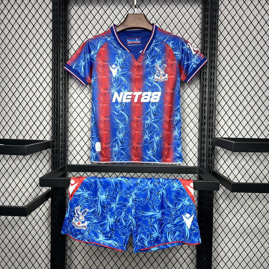 Crystal Palace 24-25 Home Stadium Kids Kit - ManixJersey