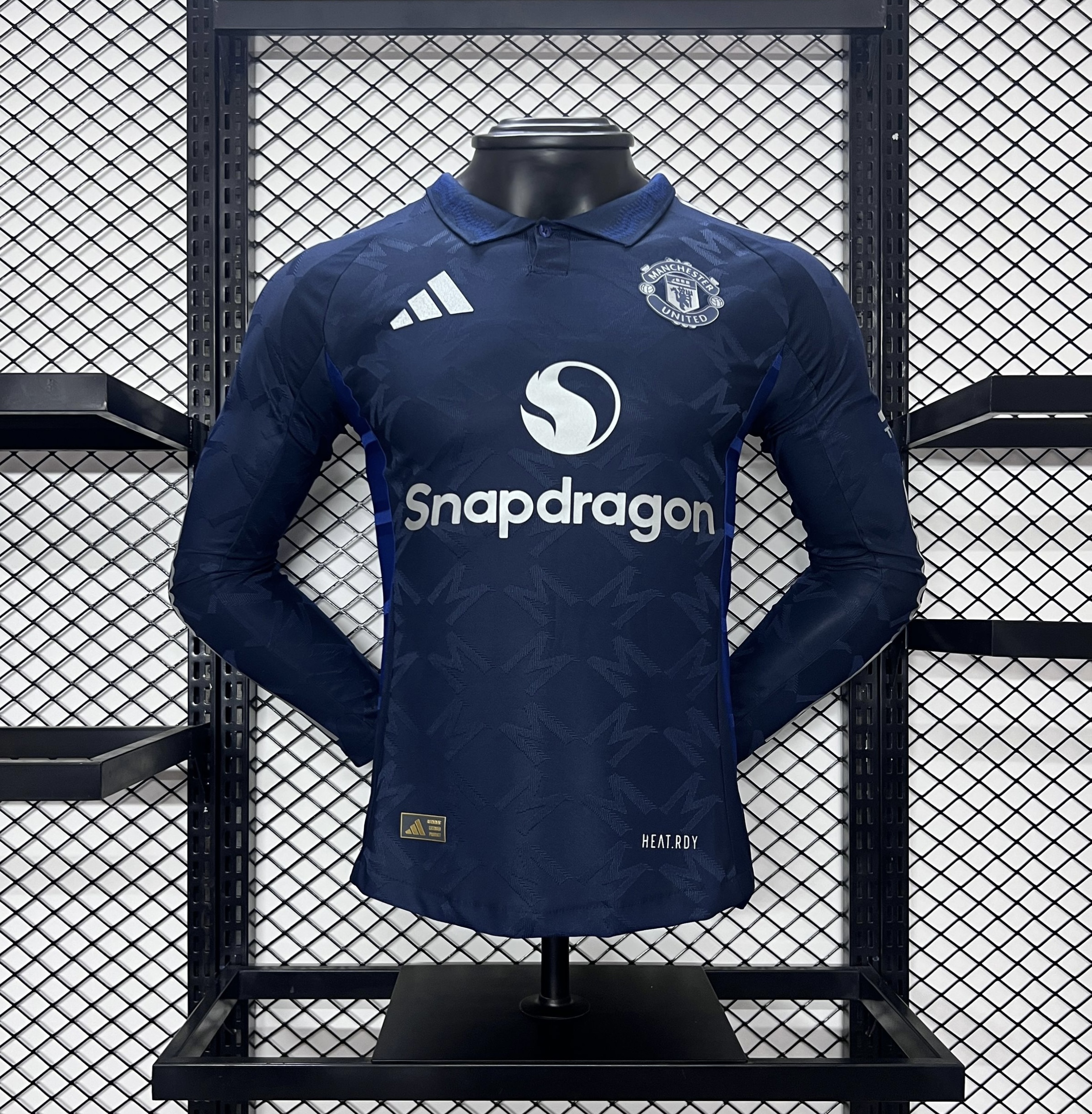 Manchester United 24-25 Away Long Sleeve Jersey - Player Version - ManixJersey