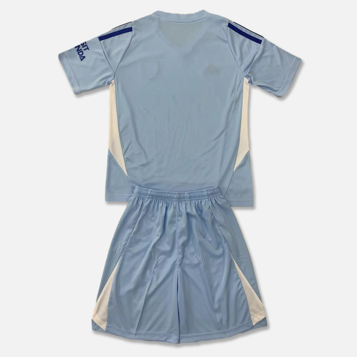 Arsenal 24-25 Lake Blue Goalkeeper Men's Adult Jersey Set - Fans Version - ManixJersey