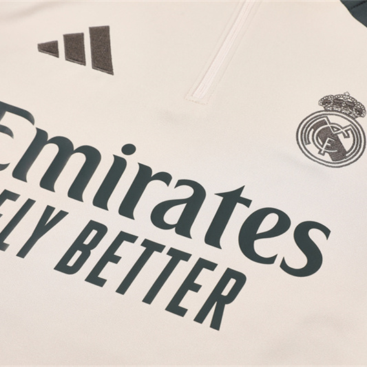 Real Madrid 24-25 Kids Long Sleeve Training Set - Apricot - ManixJersey