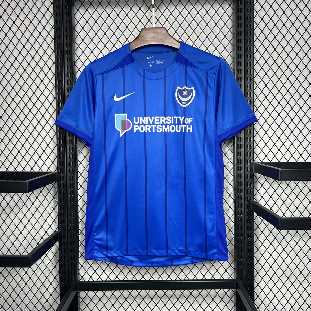 Portsmouth 24-25 Home Stadium Jersey - Fans Version - ManixJersey