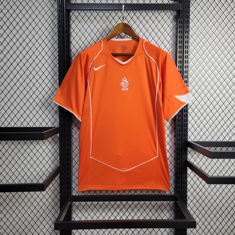 Retro Netherlands 2004 Home Stadium Jersey - ManixJersey