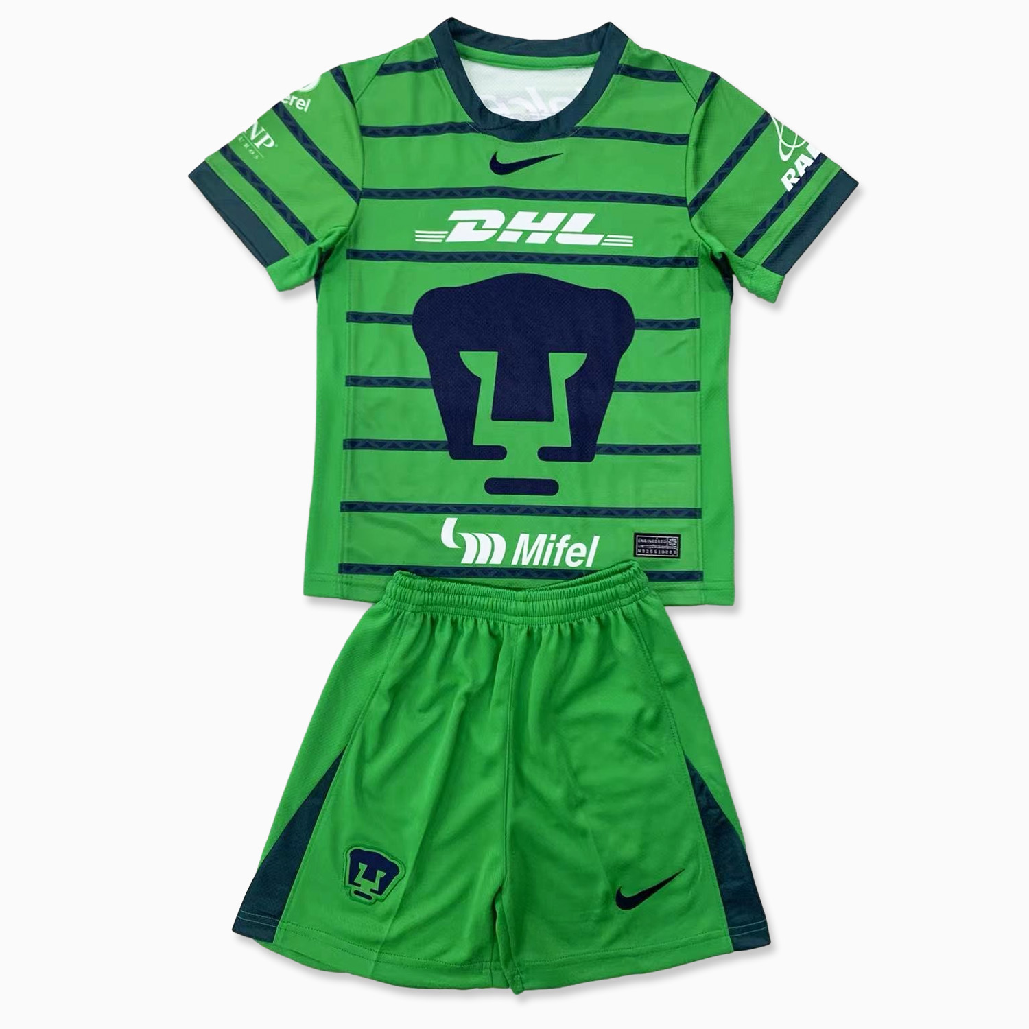 Pumas UNAM 24-25 Green Goalkeeper Men's Adult Jersey Set - Fans Version - ManixJersey