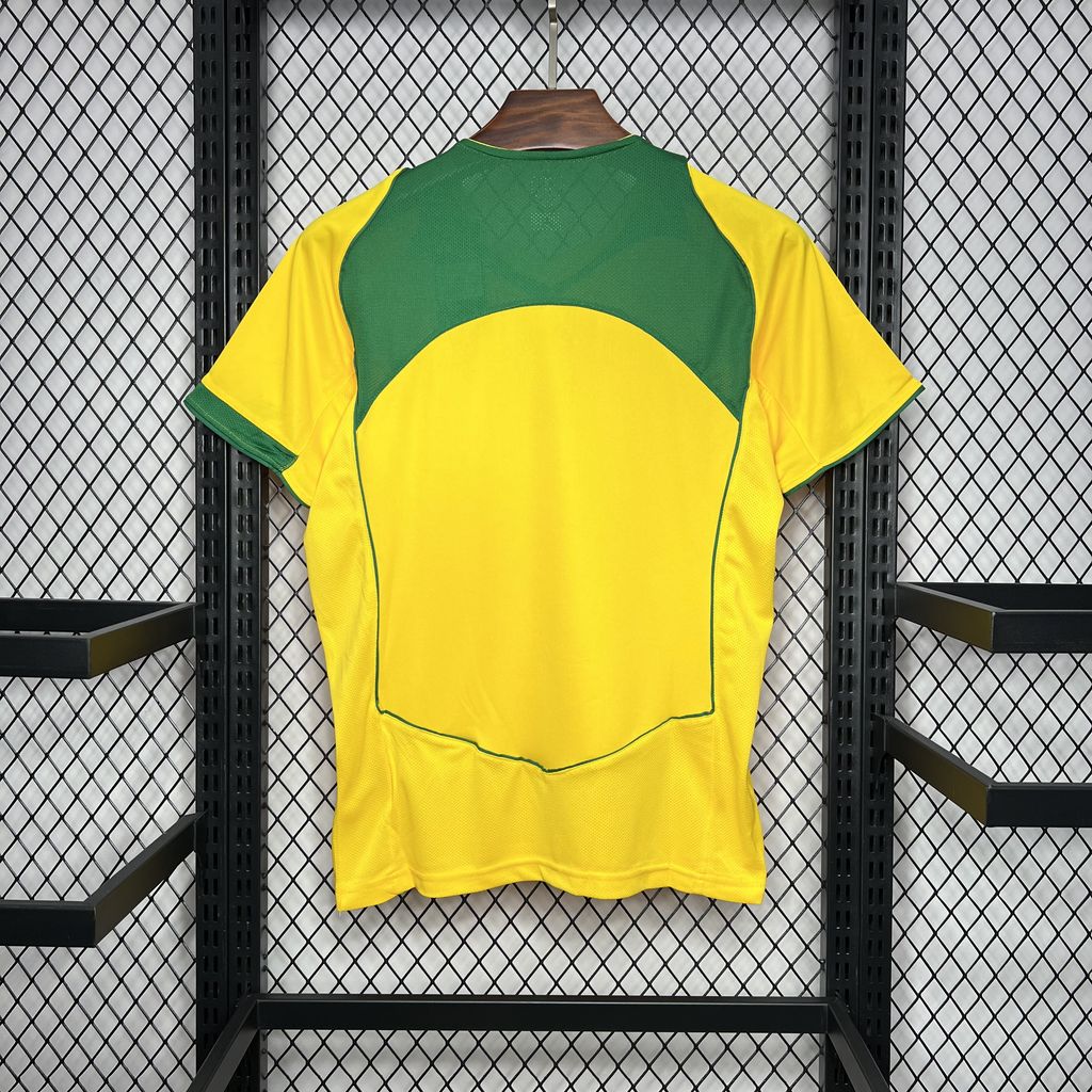 Retro Brazil 2004 Home Jersey - ManixJersey