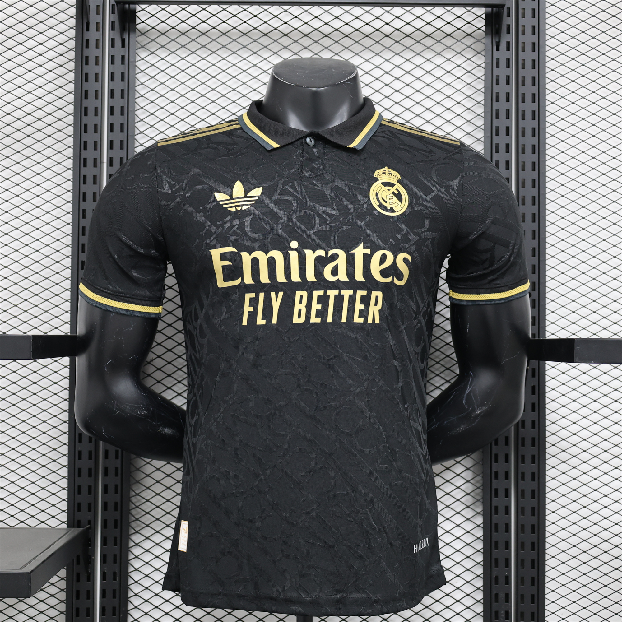 Real Madrid 24-25 Black Gold Special Edition Jersey - Player Version - ManixJersey