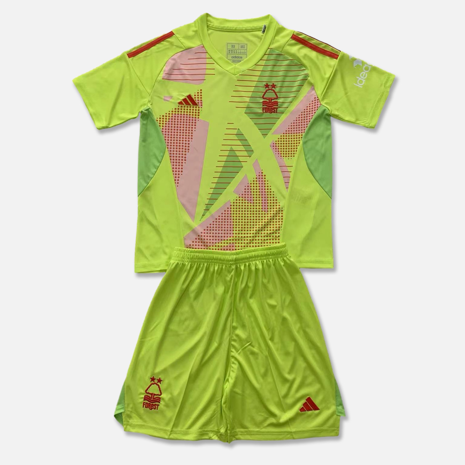 Nottingham Forest 24-25 Green Goalkeeper Kids Kit - ManixJersey