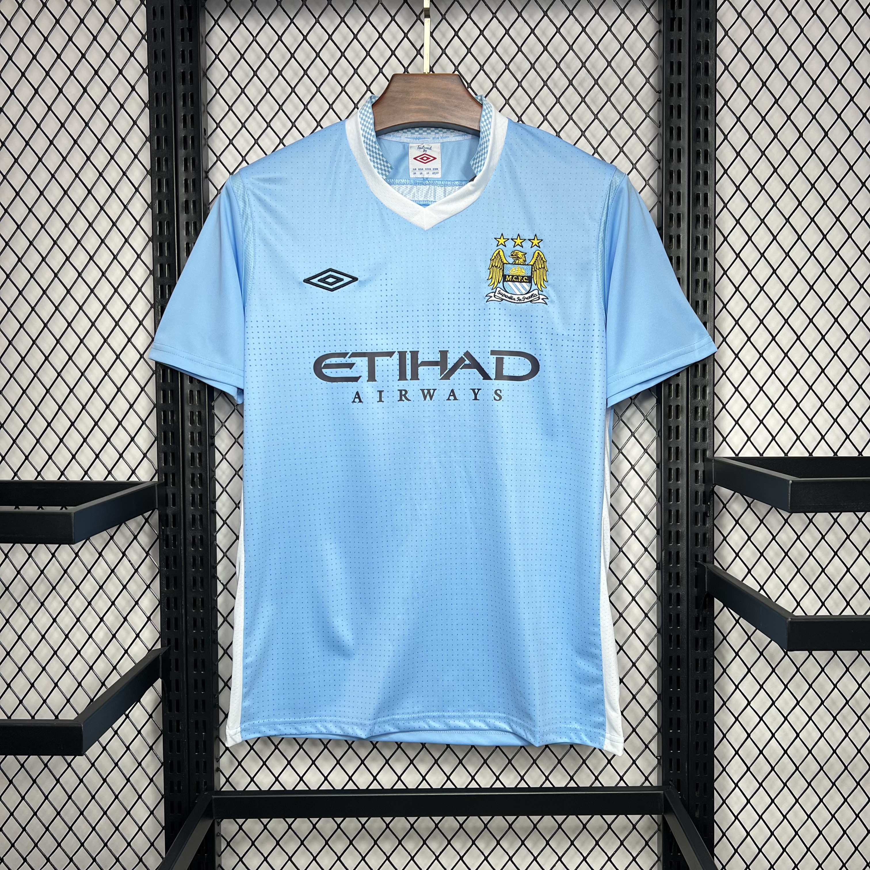 Retro Manchester City 2011-12 Home Stadium Jersey - ManixJersey