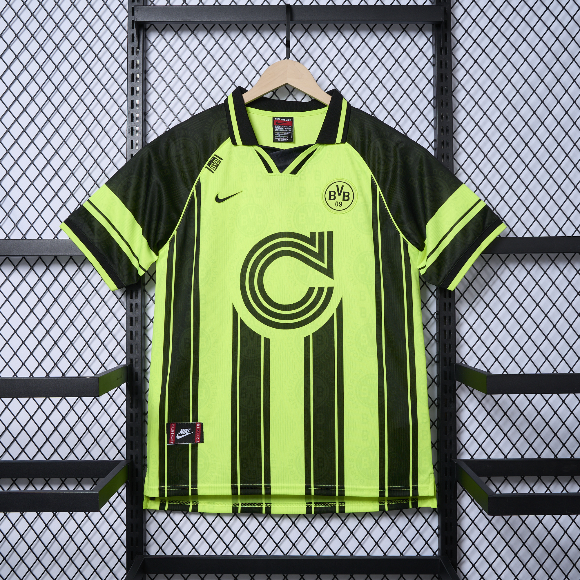 Retro Dortmund 1996-97 European Home Jersey - ManixJersey