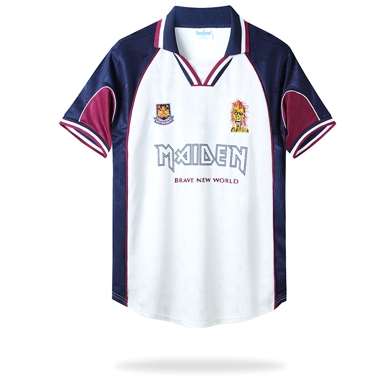 Retro Iron Maiden x West Ham 1999-01 Away Jersey - ManixJersey
