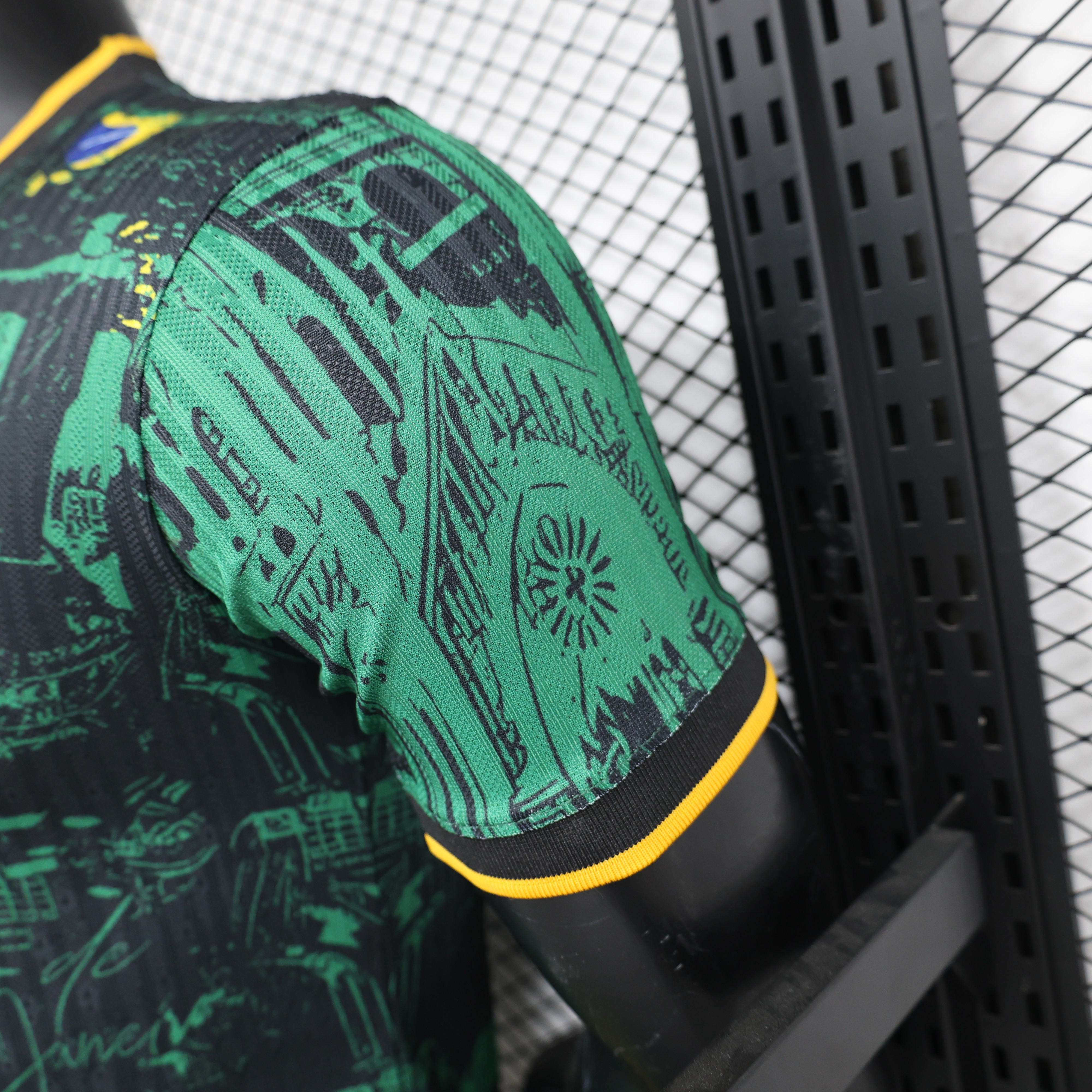 Brazil 2024 Black and Green Church Jersey - Player Version - ManixJersey