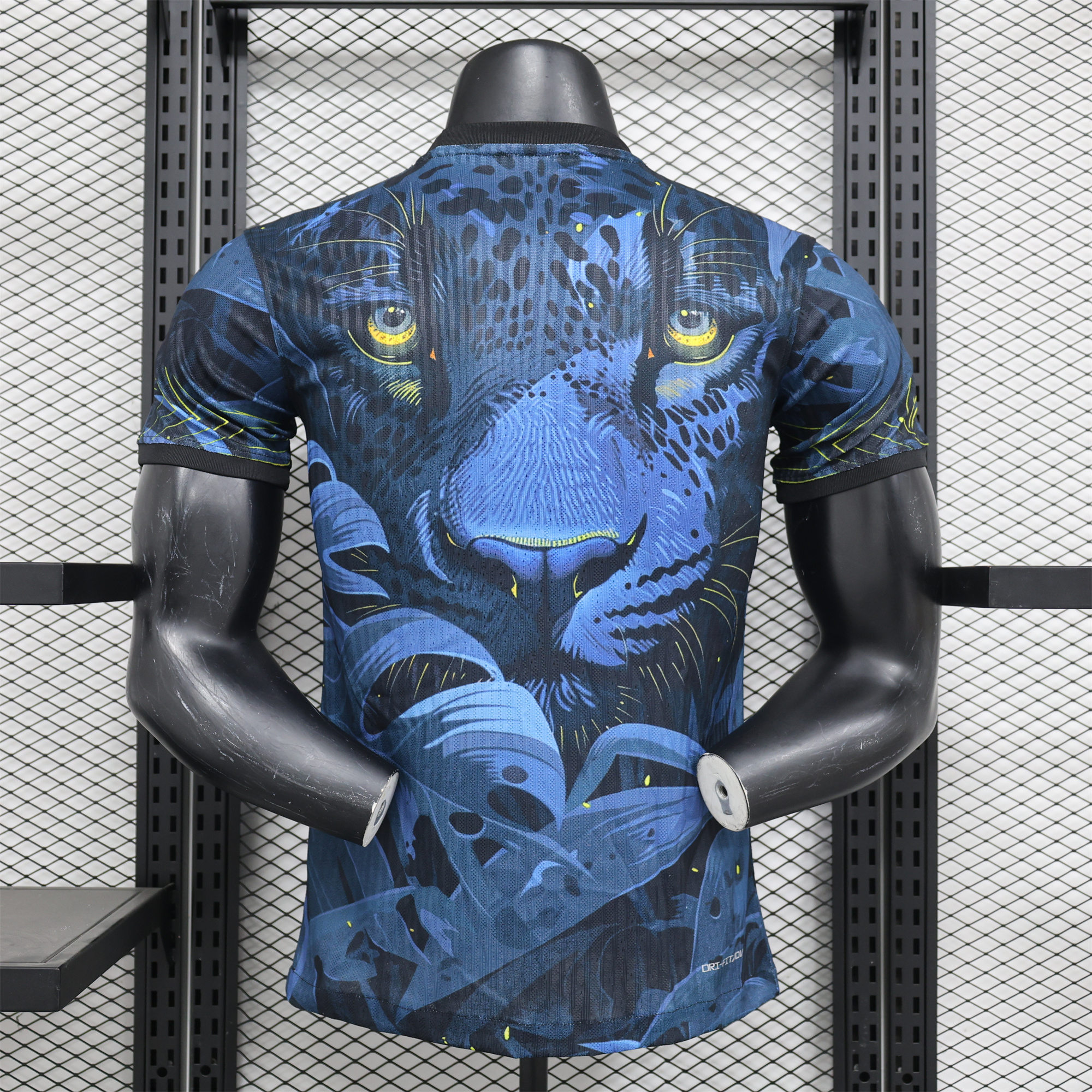 Brazil 2024 Black Blue Tiger Jersey - Player Version - ManixJersey