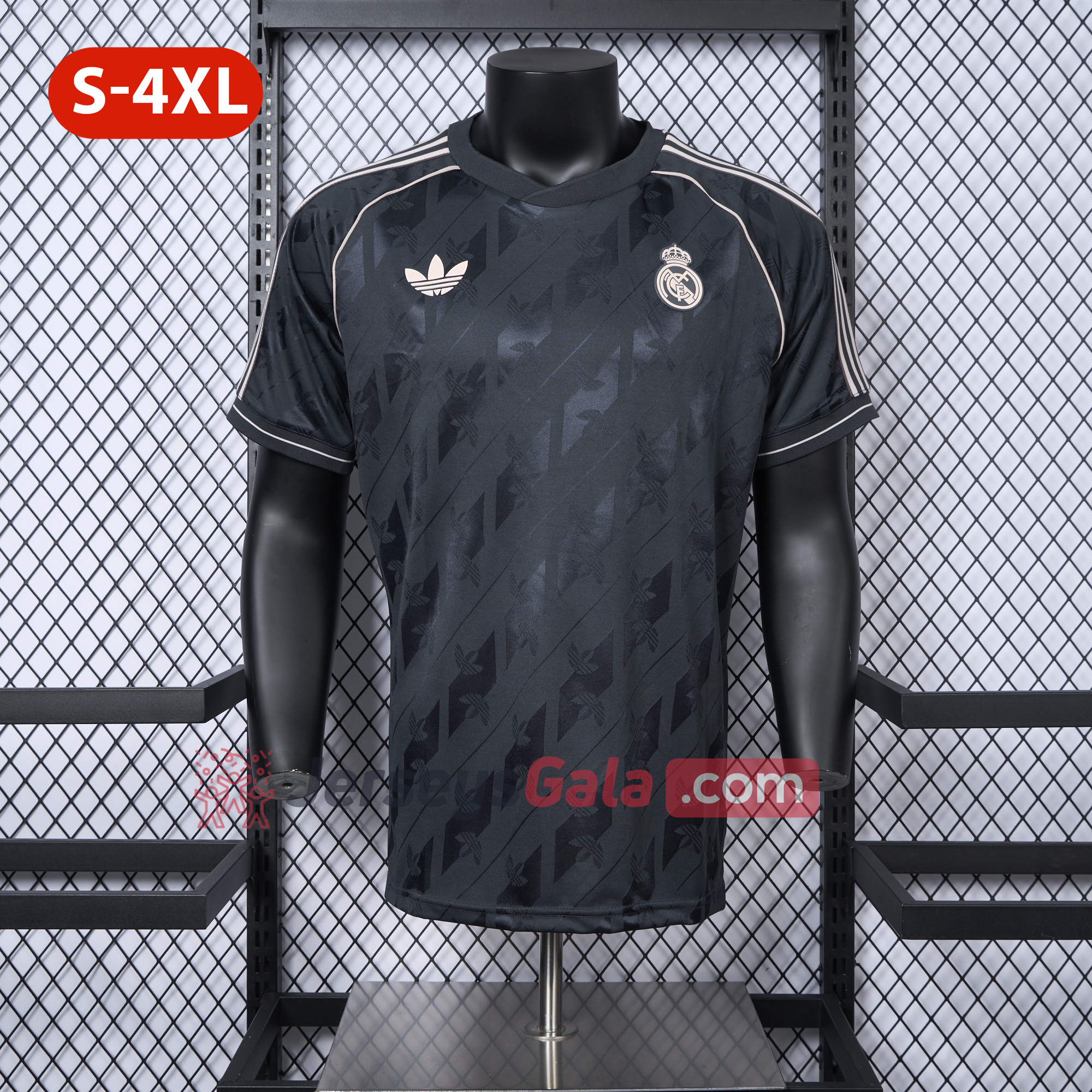 Real Madrid 24-25 Originals LFSTLR Jersey Charcoal - Player Version - ManixJersey