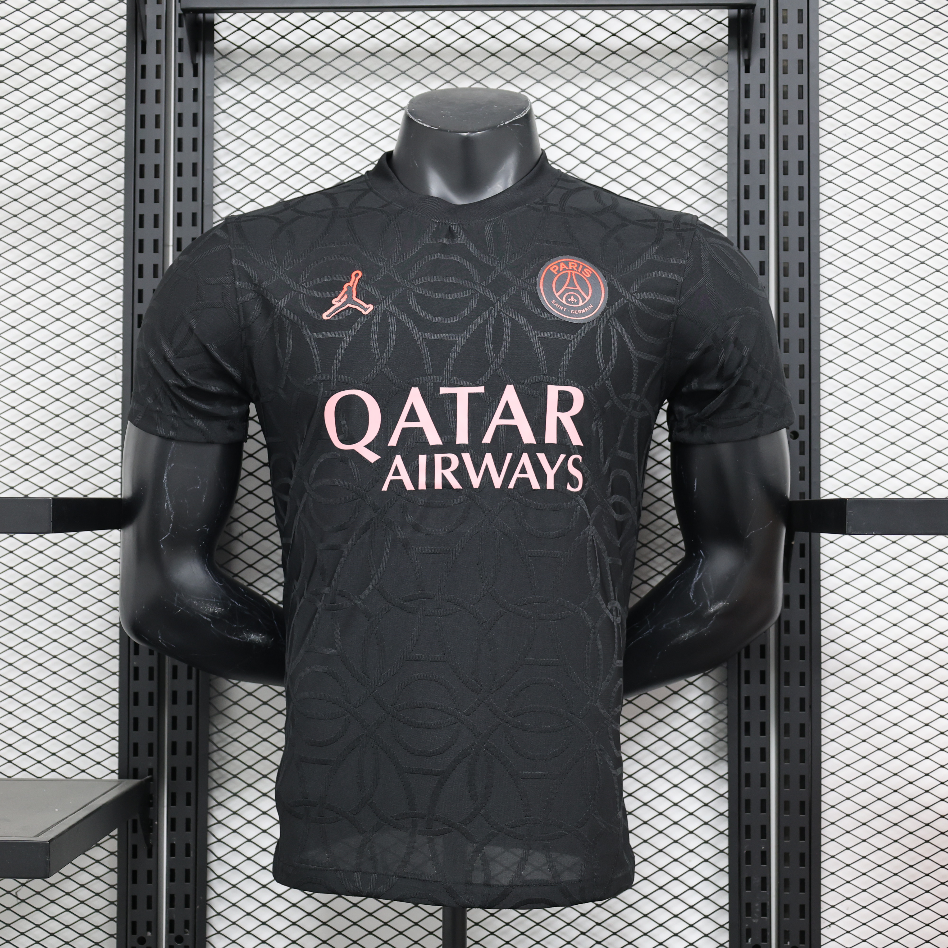 Paris Saint-Germain PSG X JD 24-25 Third Pre-Match Black Jersey - Player Version - ManixJersey