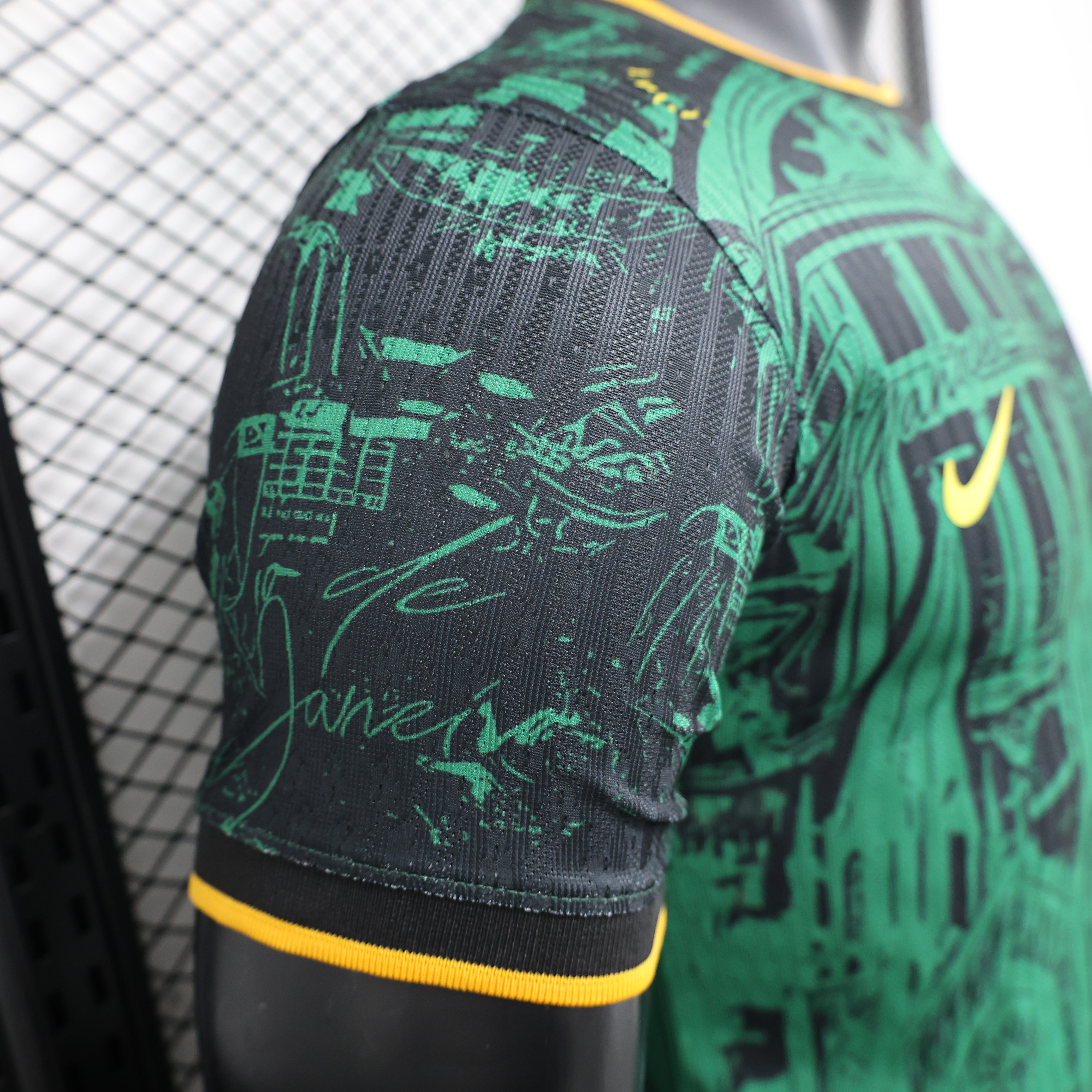 Brazil 2024 Black and Green Church Jersey - Player Version - ManixJersey