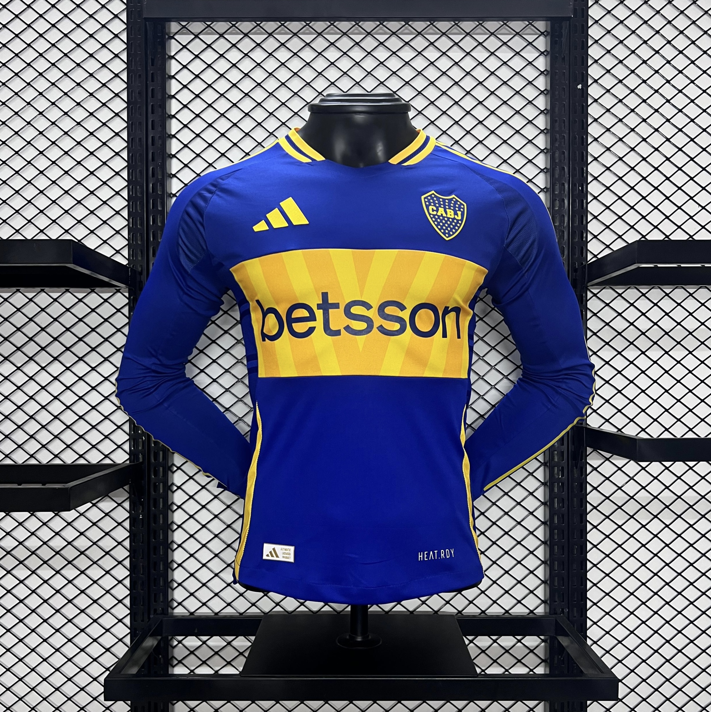 Boca Juniors 24-25 Home Long Sleeve Jersey - Player Version - ManixJersey