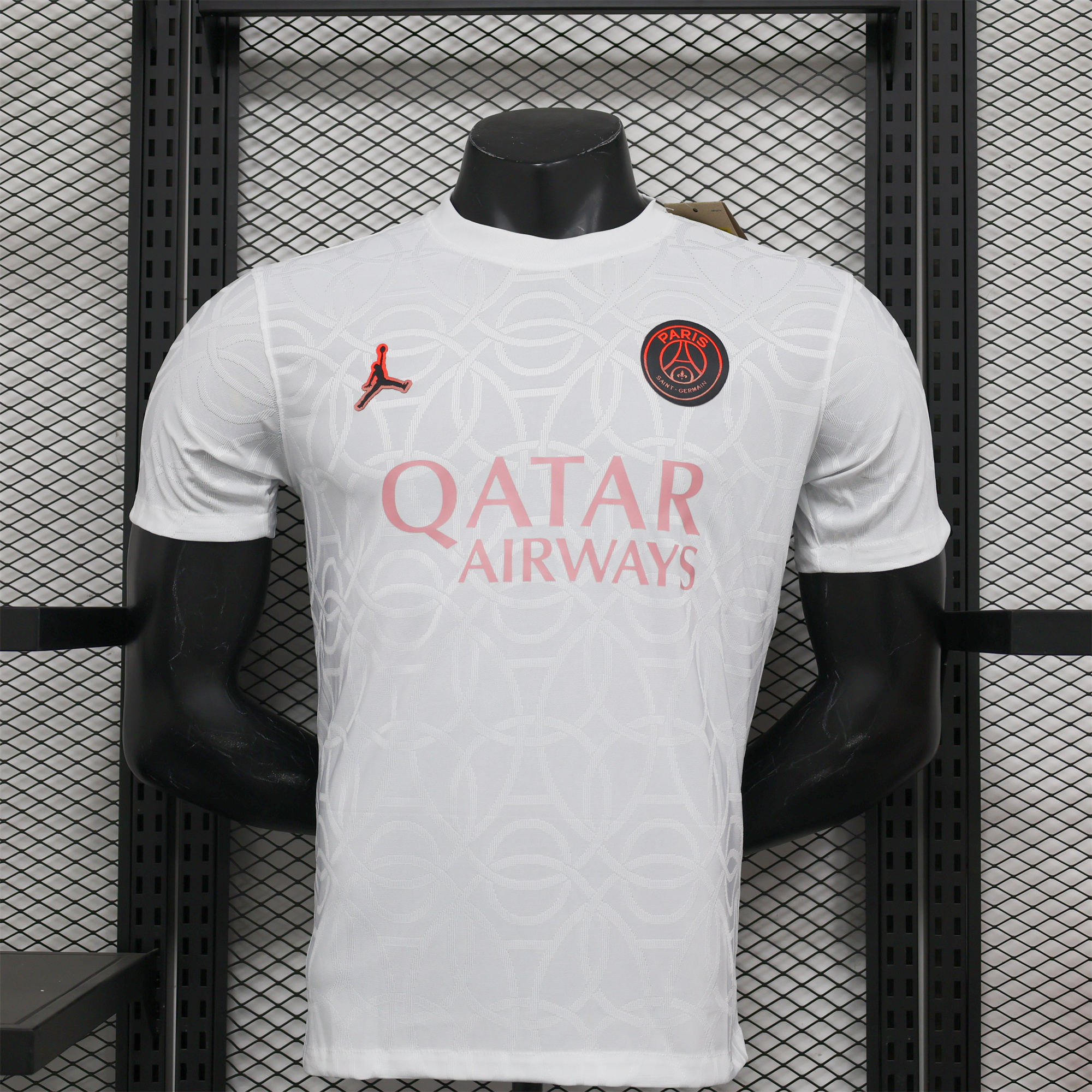 Paris Saint-Germain PSG X JD 24-25 Third Pre-Match White Jersey - Player Version - ManixJersey