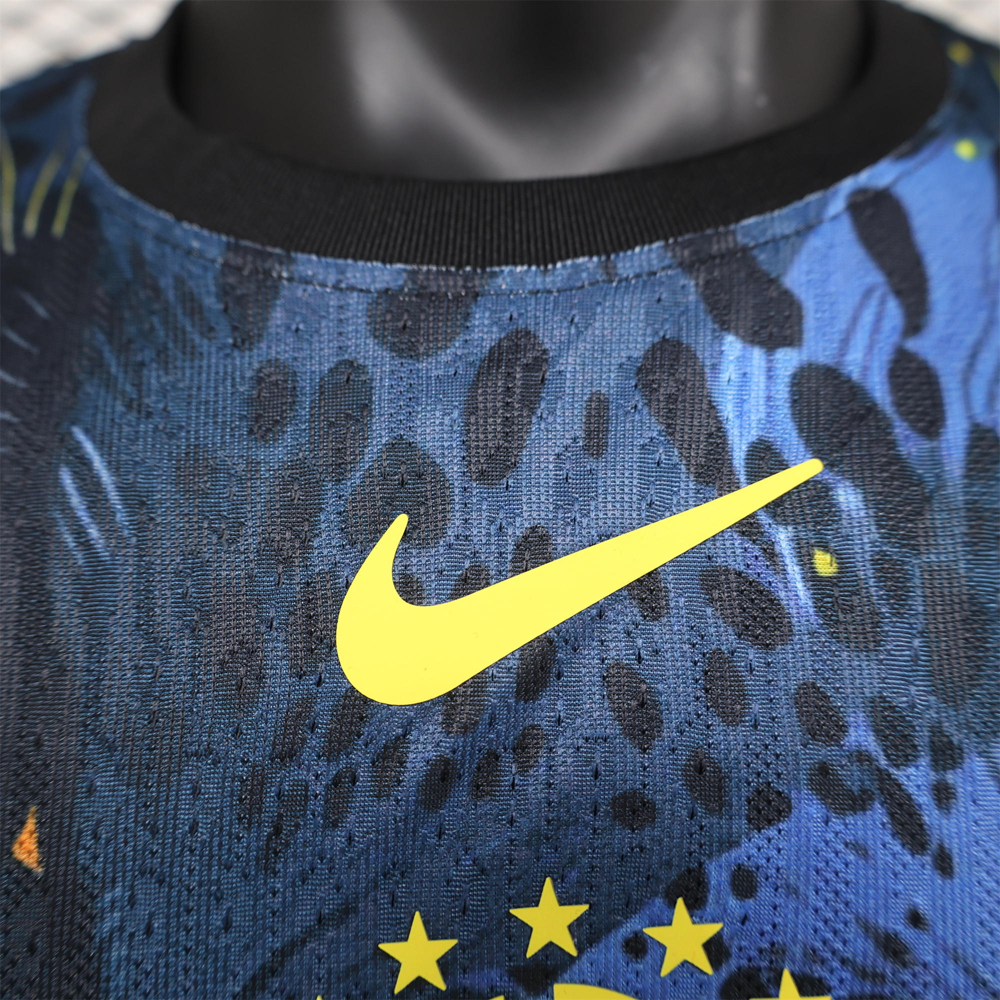 Brazil 2024 Black Blue Tiger Jersey - Player Version - ManixJersey